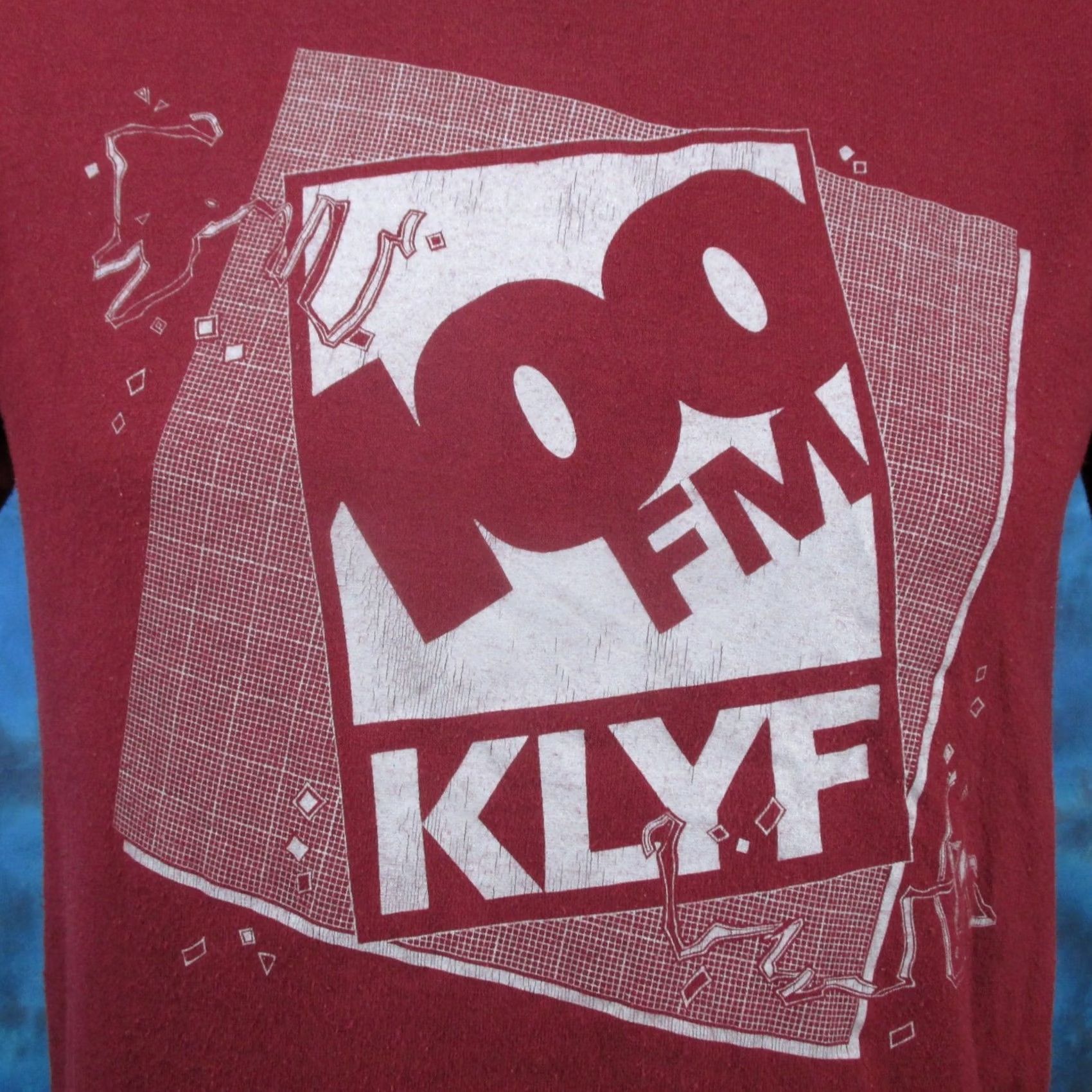 Vintage VINTAGE COQUILLE OREGON KLYF-FM 100 CHRISTIAN RADIO PAPER THIN T-SHIRT SMALL Shirt Men XS Red 80s 90s Size US S / EU 44-46 / 1 - 3 Thumbnail