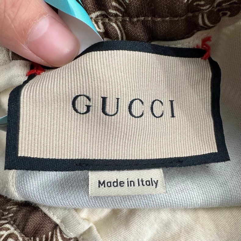 Gucci Gucci SizeXS Classic double G old flower full-print drawstr Size 42" / US 20 - 4 Thumbnail