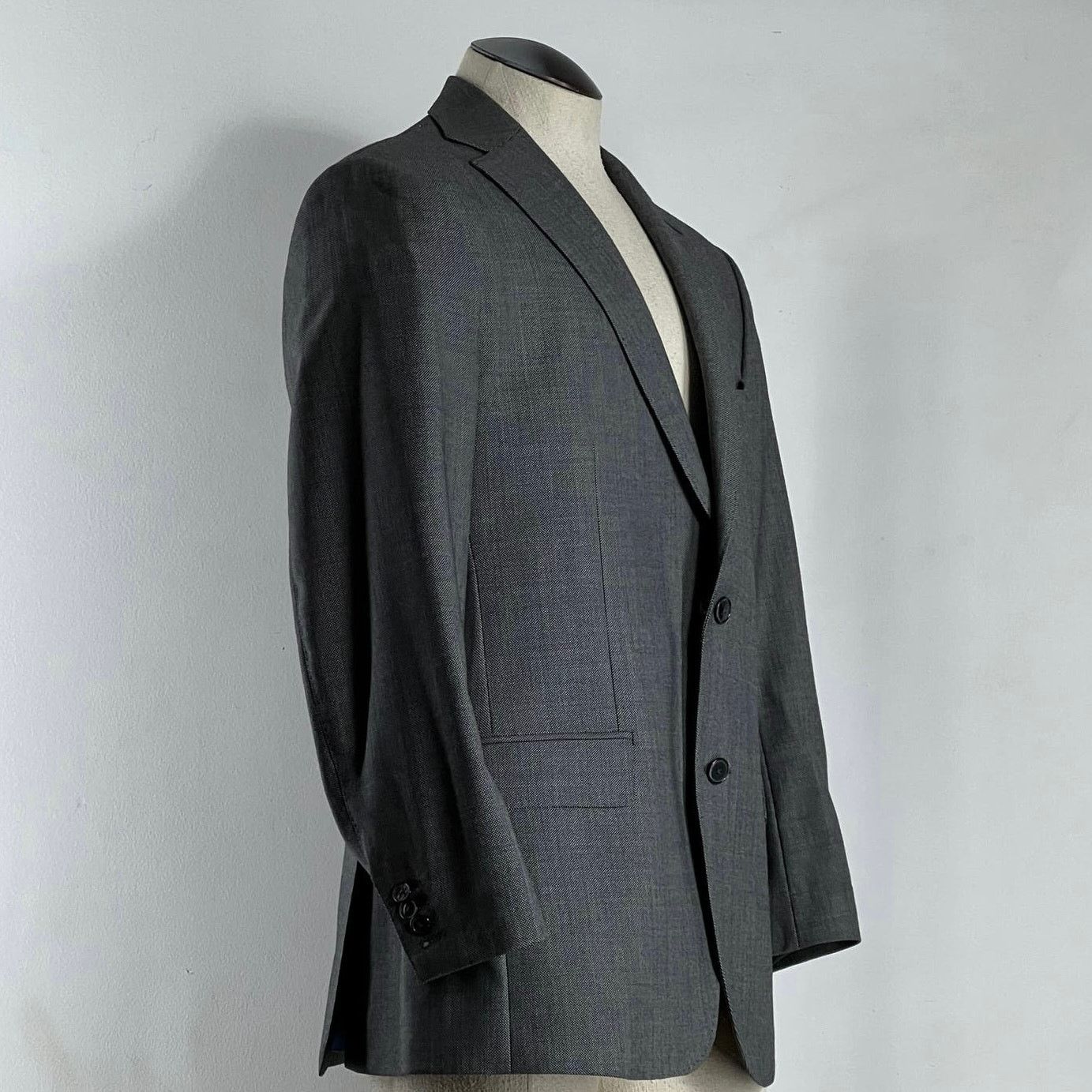 Suitsupply Suitsupply Blazer Wool Jacket Grey Pinhead Sz UE. 25 US 40 Size US M / EU 48-50 / 2 - 6 Thumbnail