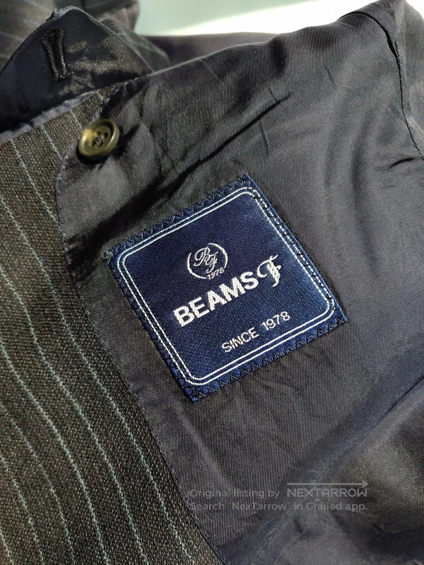 Ermenegildo Zegna Japanese Wool Pinstripe Suit Jacket. Size US M / EU 48-50 / 2 - 8 Thumbnail