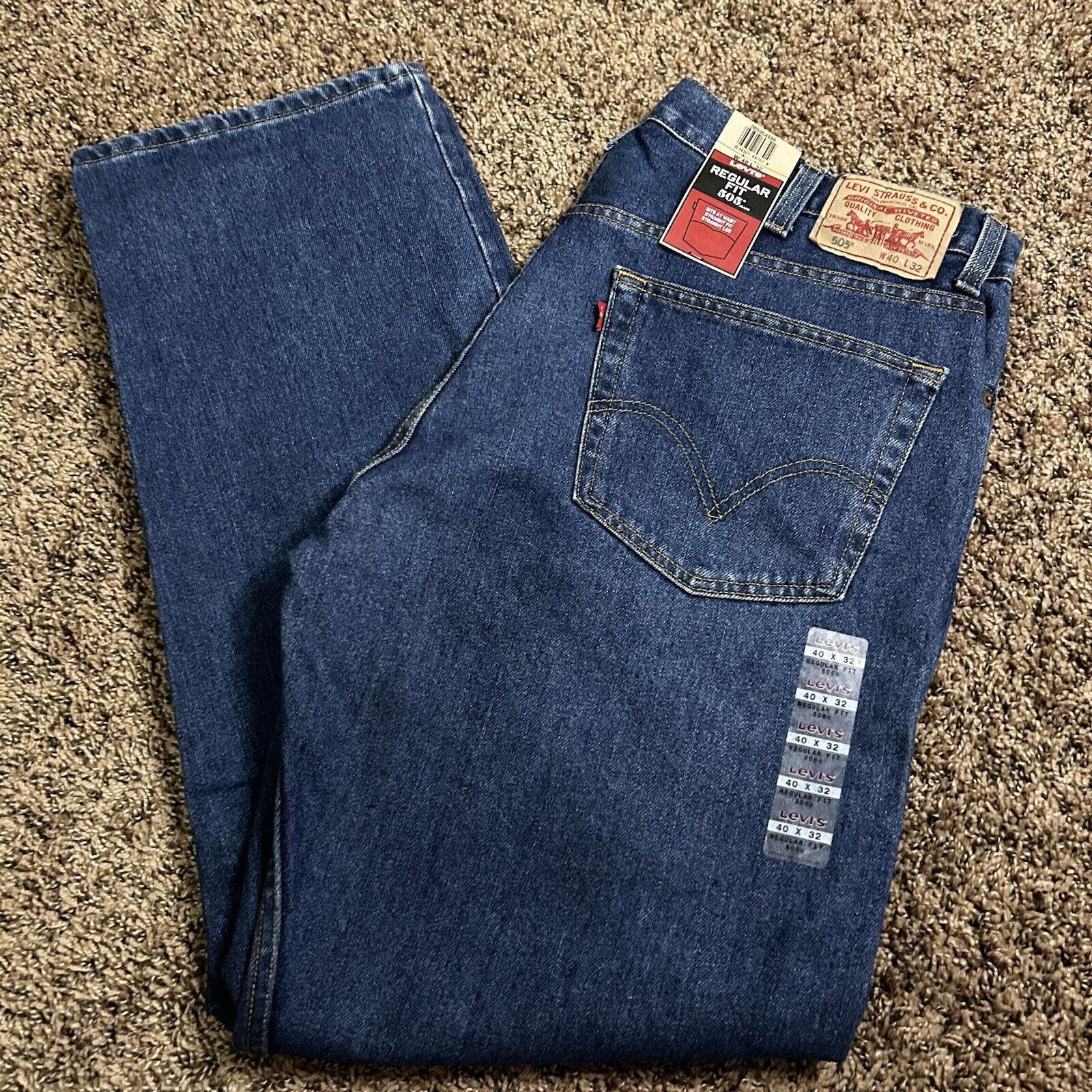 Levi's 2008 Y2K Levi's 505 Regular Fit Straight Leg Men's Jeans Size US 40 / EU 56 - 1 Thumbnail