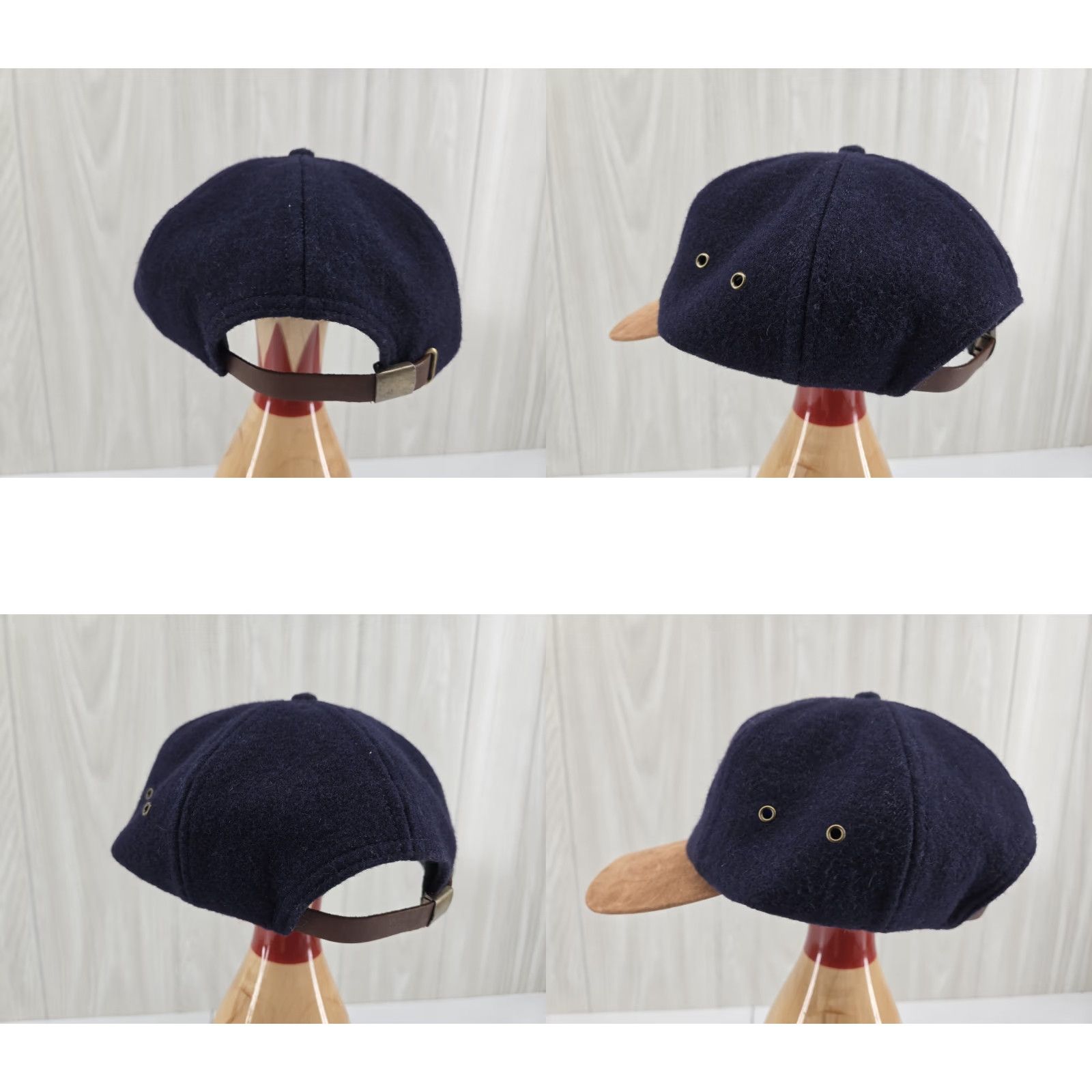London Fog VINTAGE London Fog Baseball Cap Hat Men Adjustable Wool Blend Blue 90s Suede Solid Cap Size ONE SIZE - 8 Thumbnail