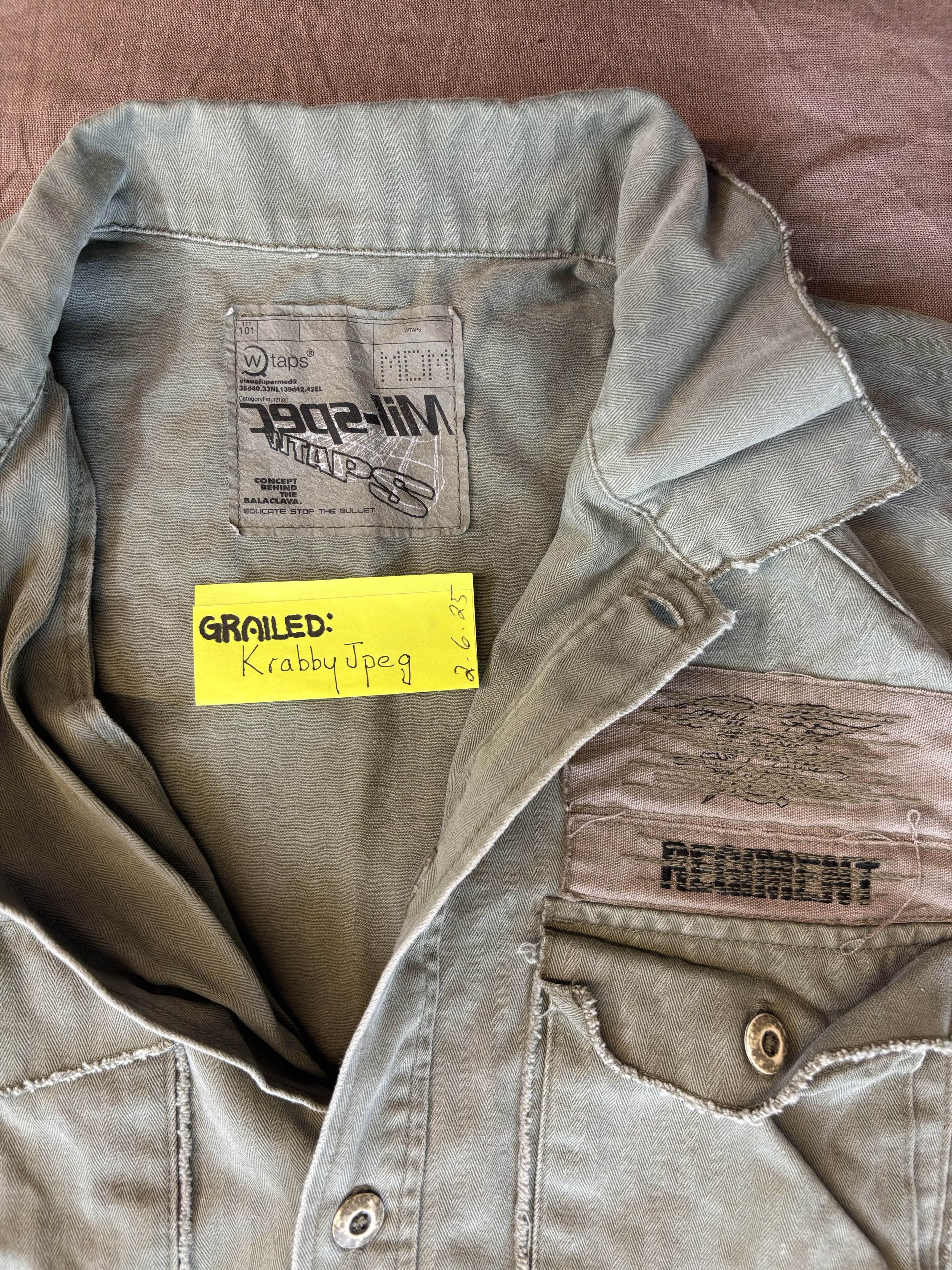 Wtaps DEADSTOCK WTAPS TSDT-MIL07 MIL-SPEC BUTTONDOWN Size US M / EU 48-50 / 2 - 2 Thumbnail