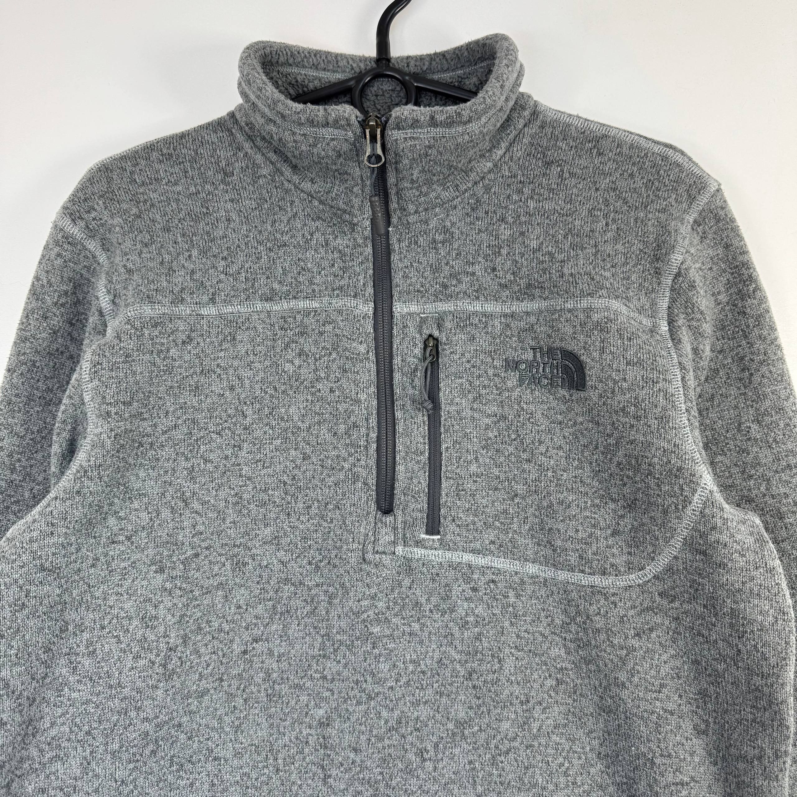 The North Face The North Face Gordon Lyons 1/4 Zip Fleece Grey Mens Size M Size US M / EU 48-50 / 2 - 2 Thumbnail