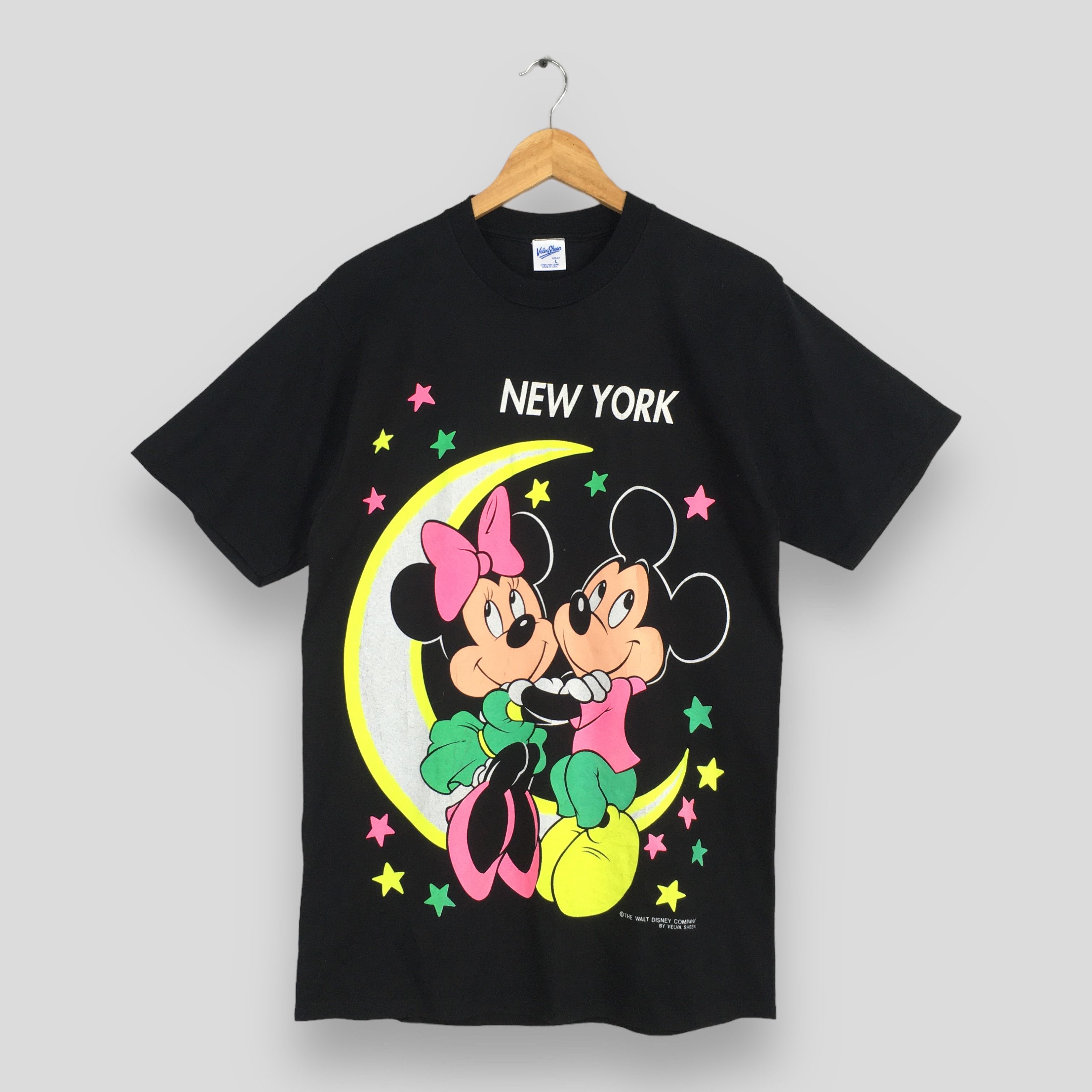 Disney Vintage 90's Disney Mickey Mouse New York T shirt Large Size US L / EU 52-54 / 3 - 1 Thumbnail