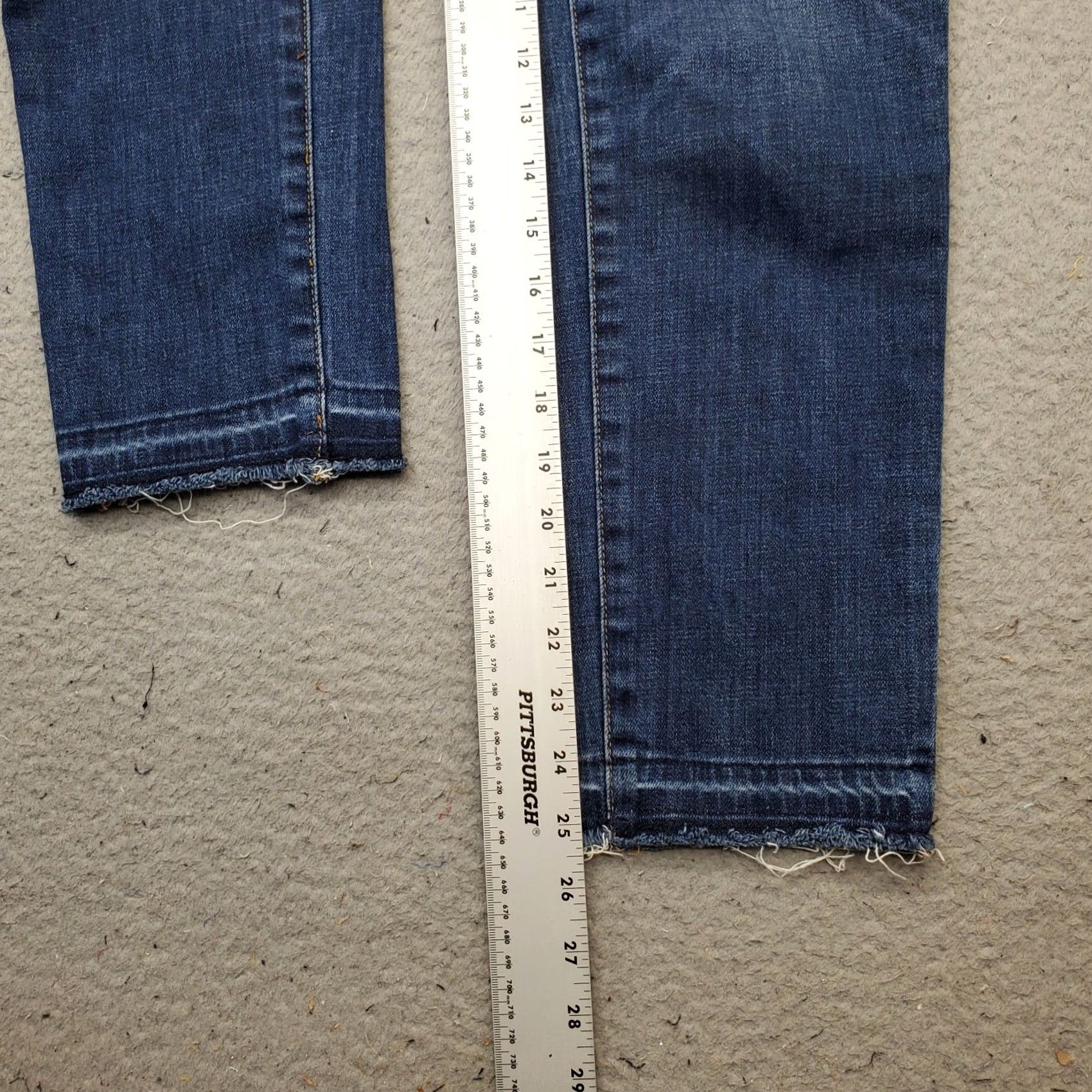 Talbots Talbots Women Jeans Size 2 Blue Denim Stretch Straight 5-Pocket Flawless Whiskered Modern Vintage: No Size 26" / US 2 / IT 38 - 4 Thumbnail