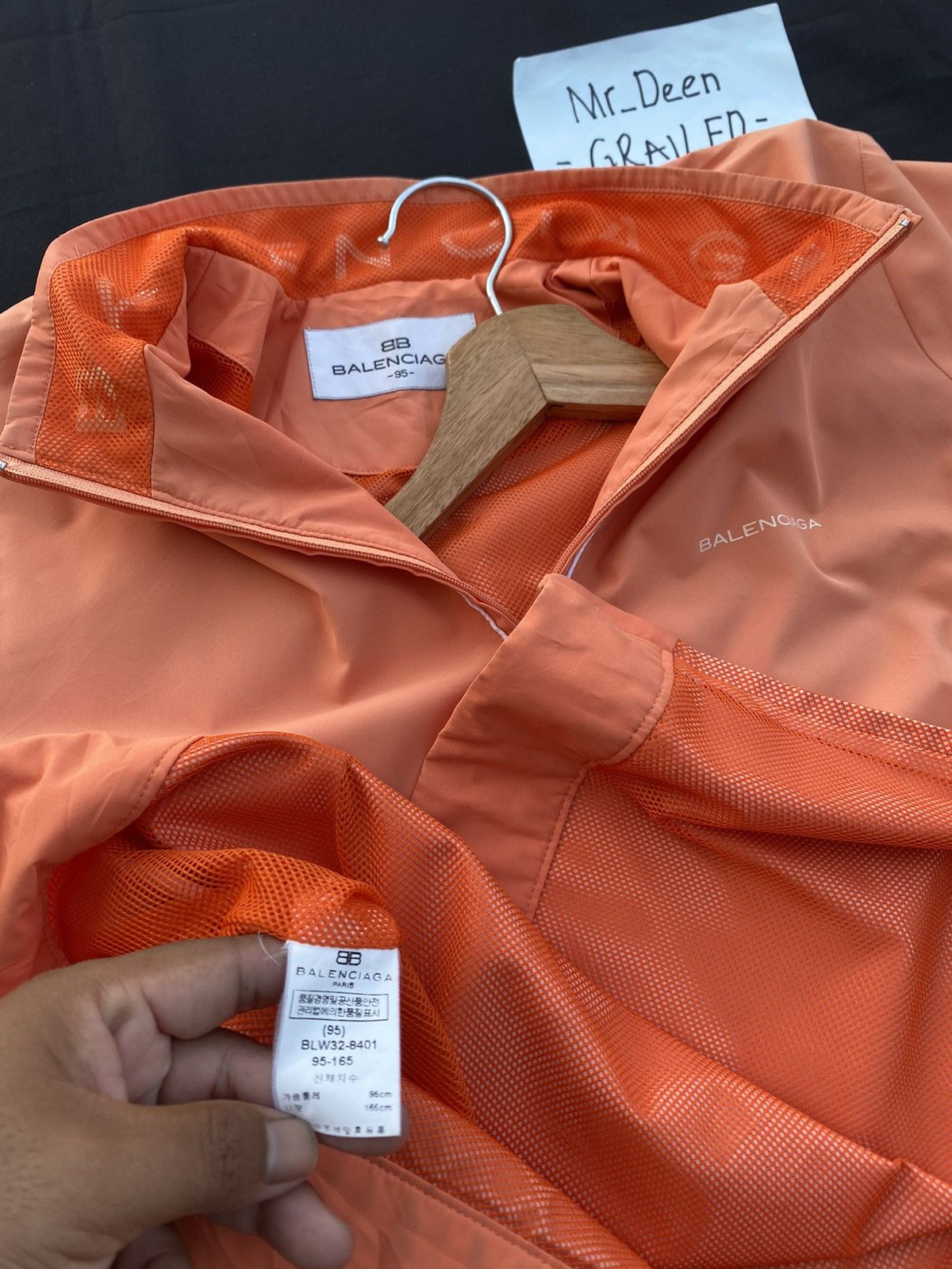Balenciaga Rare Balenciaga Nylon Orange Outerwear Size US M / EU 48-50 / 2 - 11 Thumbnail