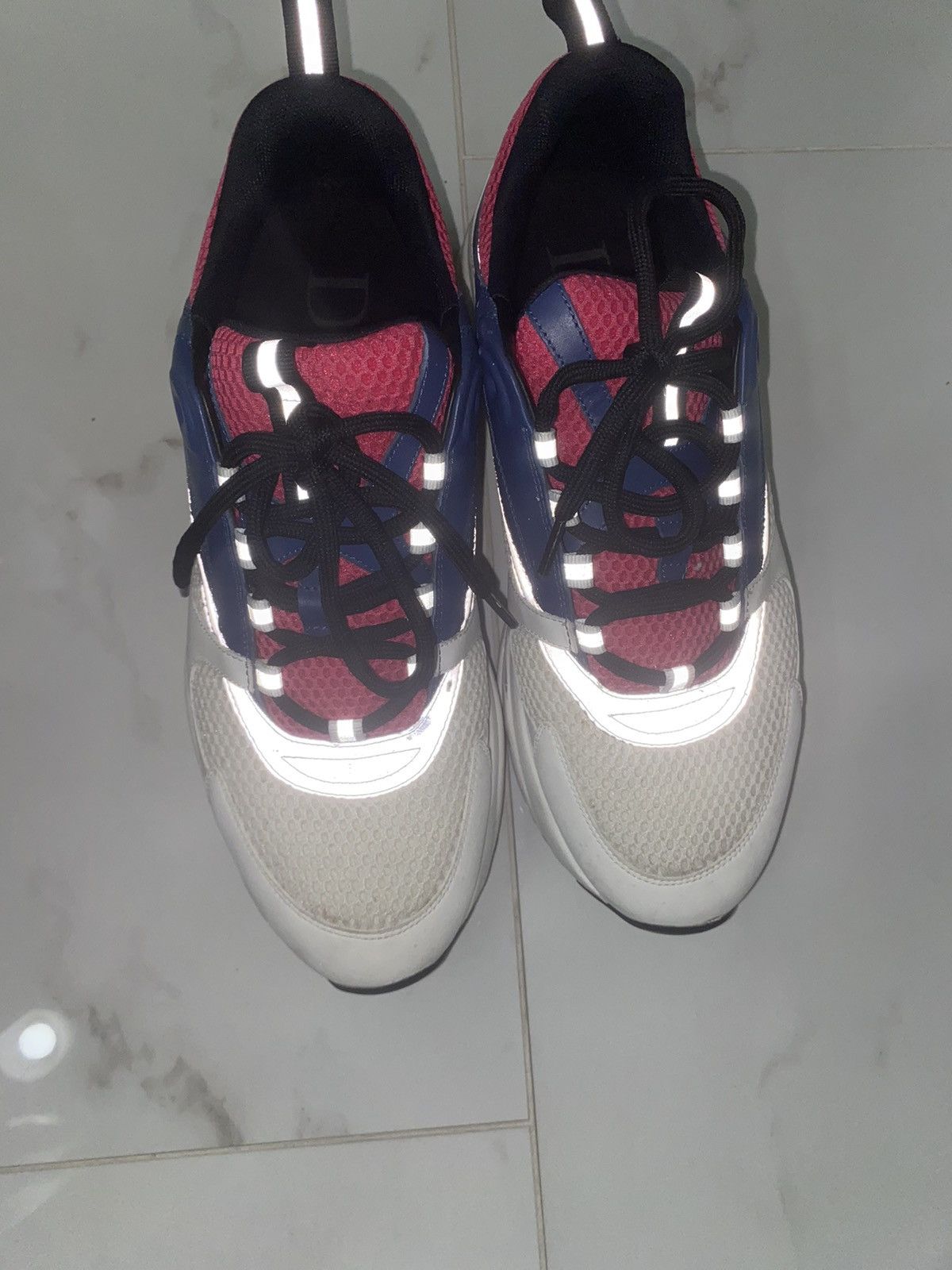 Dior *RARE* Dior B22 'White Blue Pink' Size US 10 / EU 43 - 1 Thumbnail