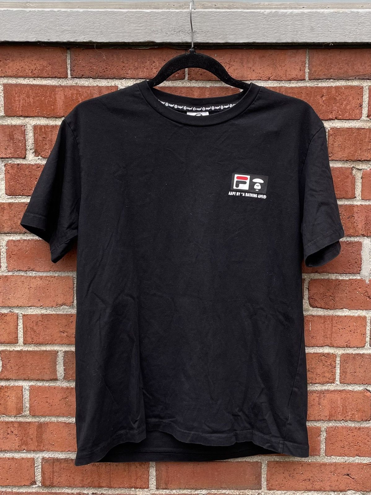 Aape Camo Fila x AAPE by A bathing Ape T-Shirt Size US XL / EU 56 / 4 - 1 Thumbnail