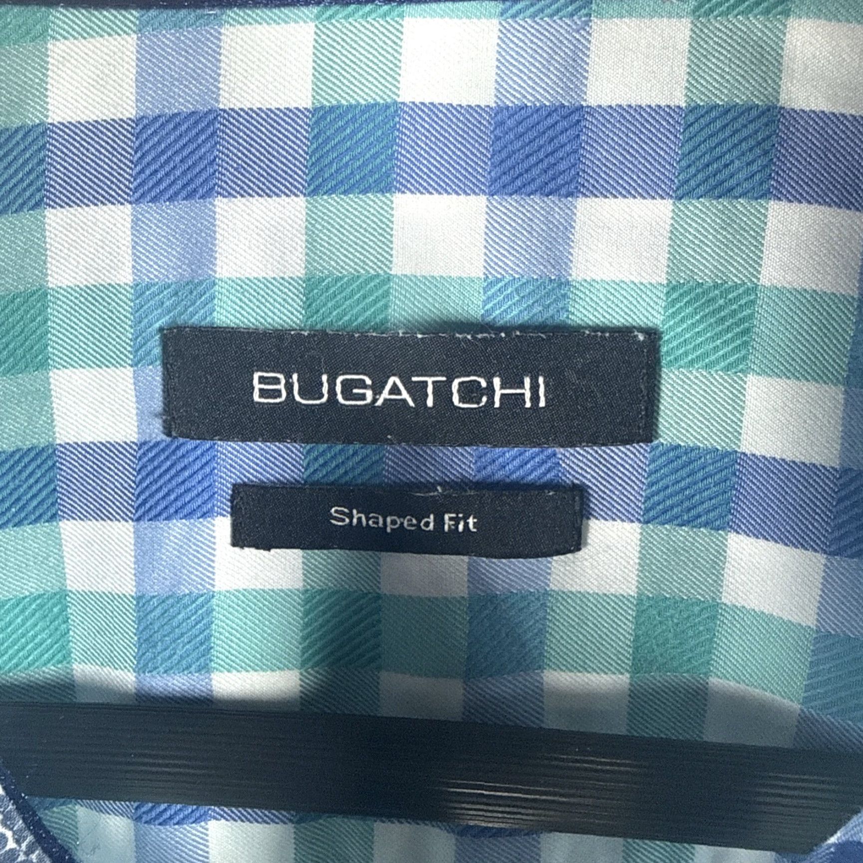 BUGATCHI Bugatchi Shaped Fit Blue Plaid Longsleeve Button Down Shirt Mens M Color Blue Pattern Plaid Button-Up Collar Button-Down Sleeve Long Shirt Mens M Size US M / EU 48-50 / 2 - 3 Thumbnail