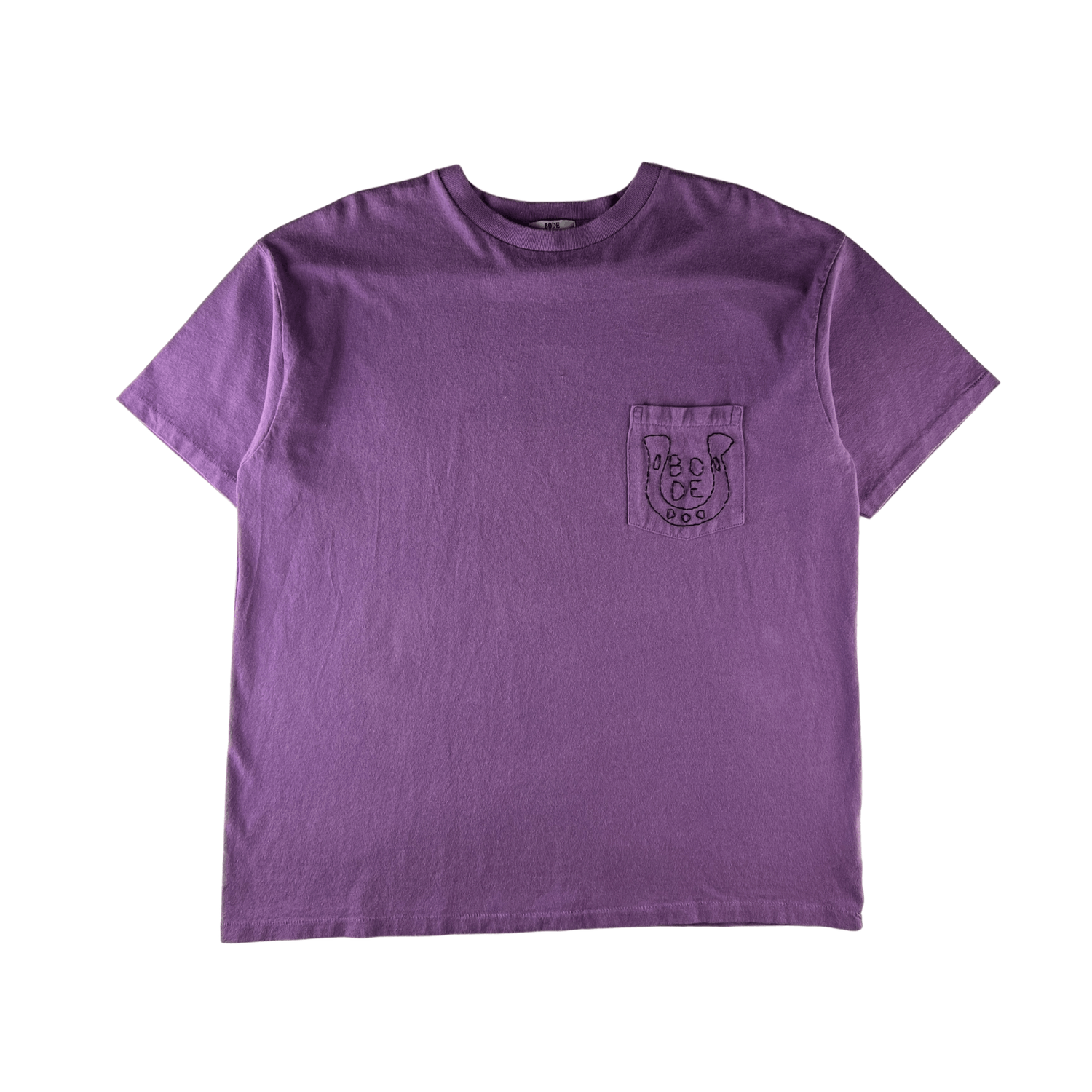 Bode Bode Purple Horseshoe Logo T-Shirt Size US XL / EU 56 / 4 - 2 Thumbnail