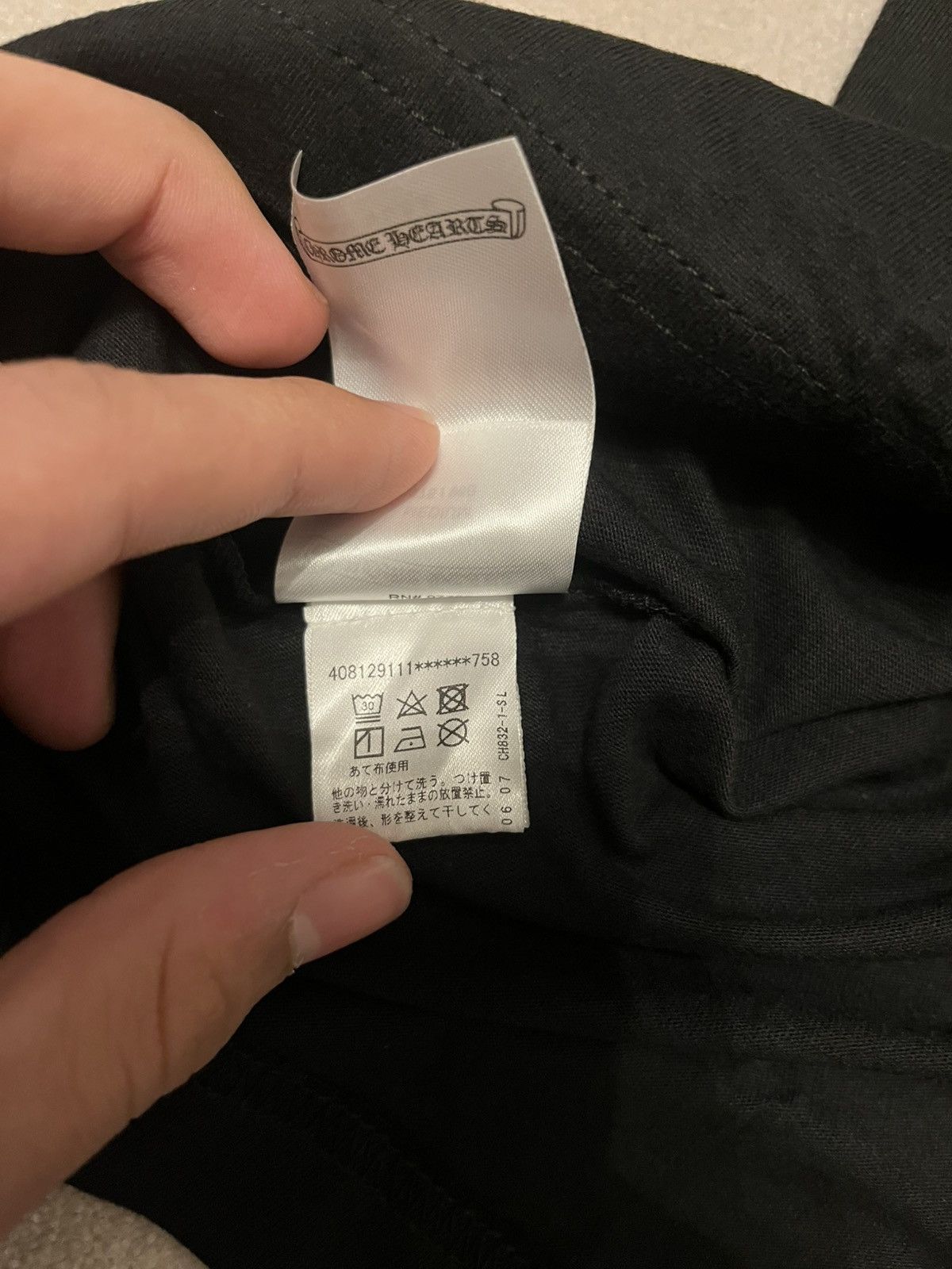 Chrome Hearts Chrome Hearts scroll tee Size US M / EU 48-50 / 2 - 9 Thumbnail