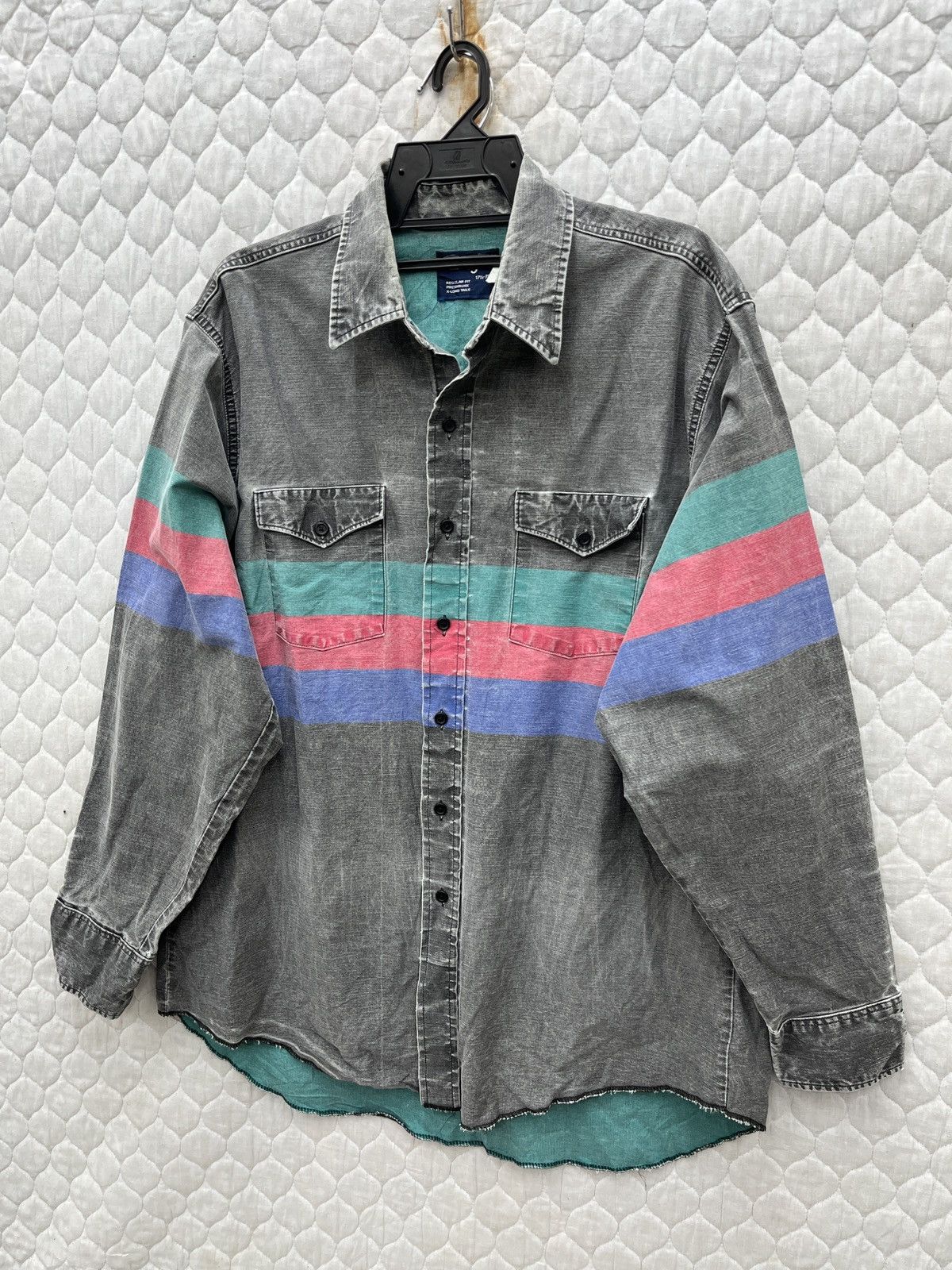 Wrangler 🔥🔥🔥ARCHIVE VINTAGE WRANGLER BRUSH POPPER SHIRTS Size US L / EU 52-54 / 3 - 3 Thumbnail