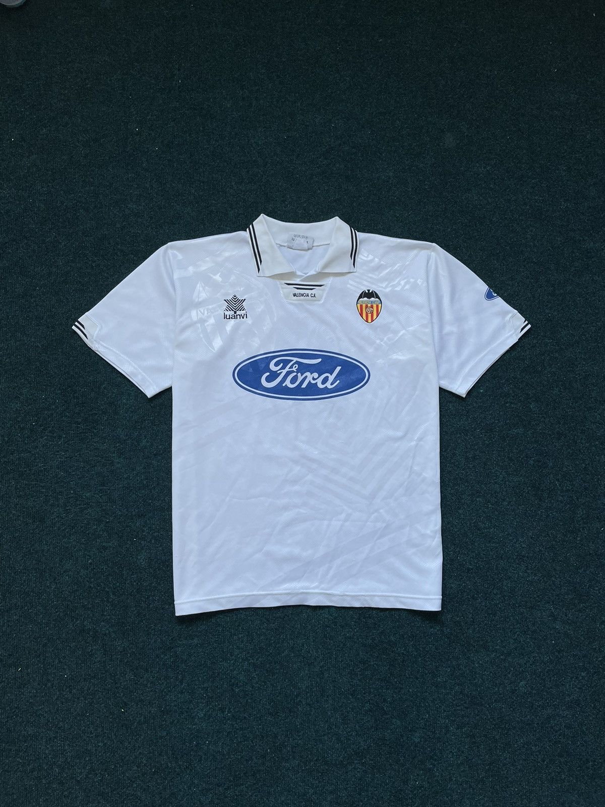Maillot De Foot Vintage Valence CF 1996-1997 – Taille L – Occasion – Espagne