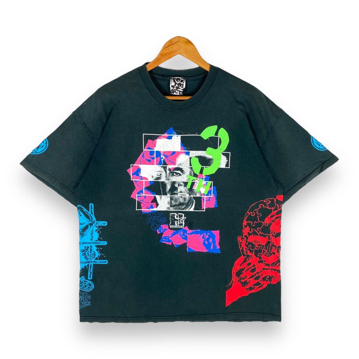 Vintage Vintage HEX ANTI STYLE Skate Artline Old School Fashion Tee Size US XL / EU 56 / 4 - 1 Thumbnail
