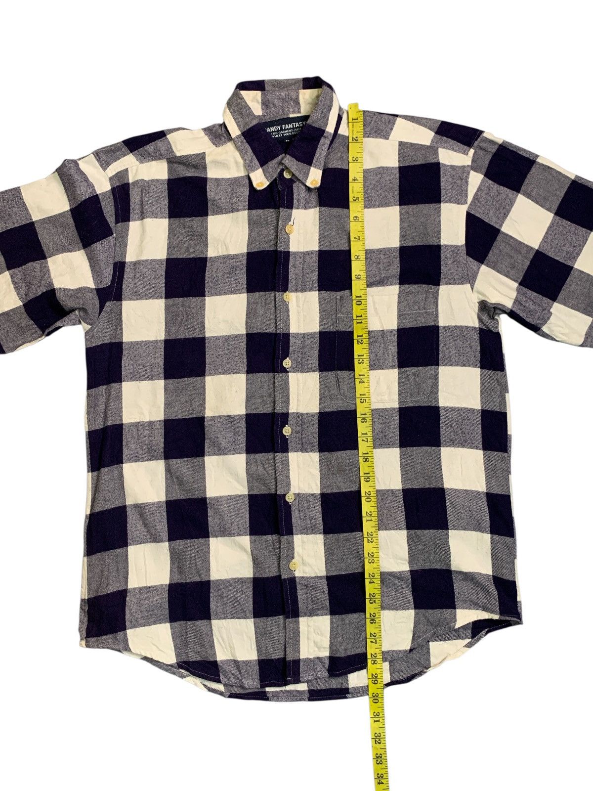 Japanese Brand Rare Design Candy Fantasy Plaid Button Ups Shirt Size US M / EU 48-50 / 2 - 8 Thumbnail