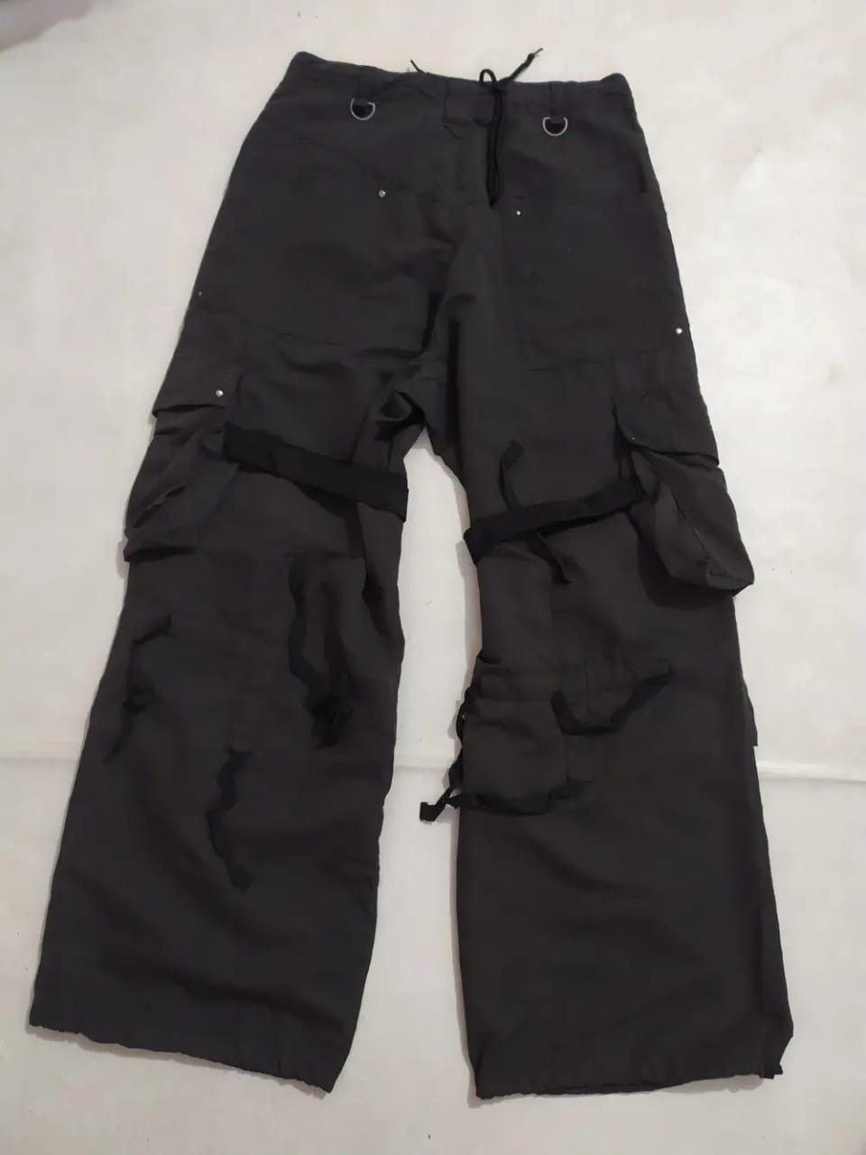 Japanese Brand ANNILUCE Bondage Cargo Multi pocket Tactical Pants Size US 29 - 4 Thumbnail