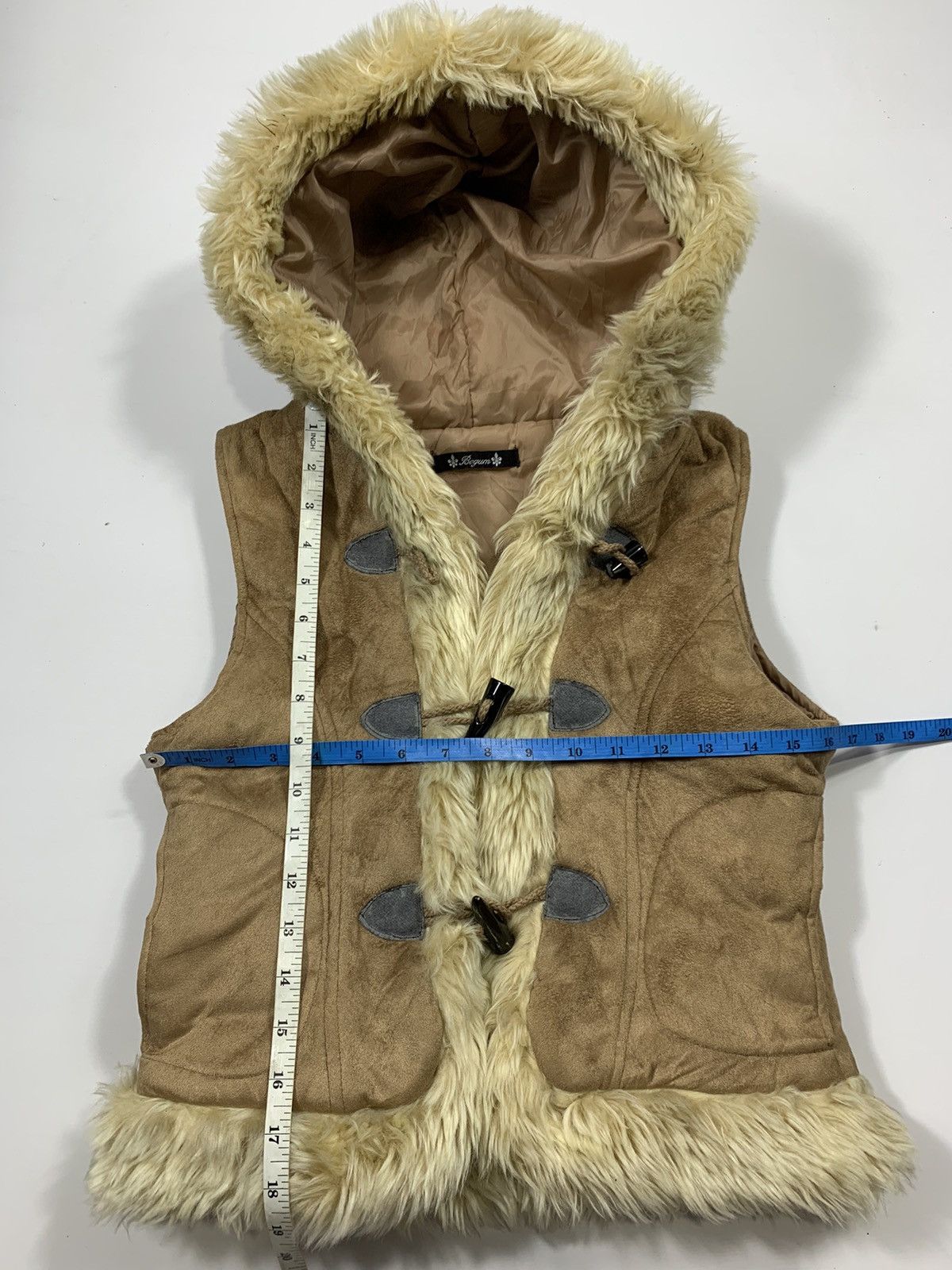If Six Was Nine × Japanese Brand × Le Grande Bleu (L.G.B.) Japanese Faux Fur Velvet Begum hoodie ifsixwasnine lgb style Size US S / EU 44-46 / 1 - 7 Thumbnail