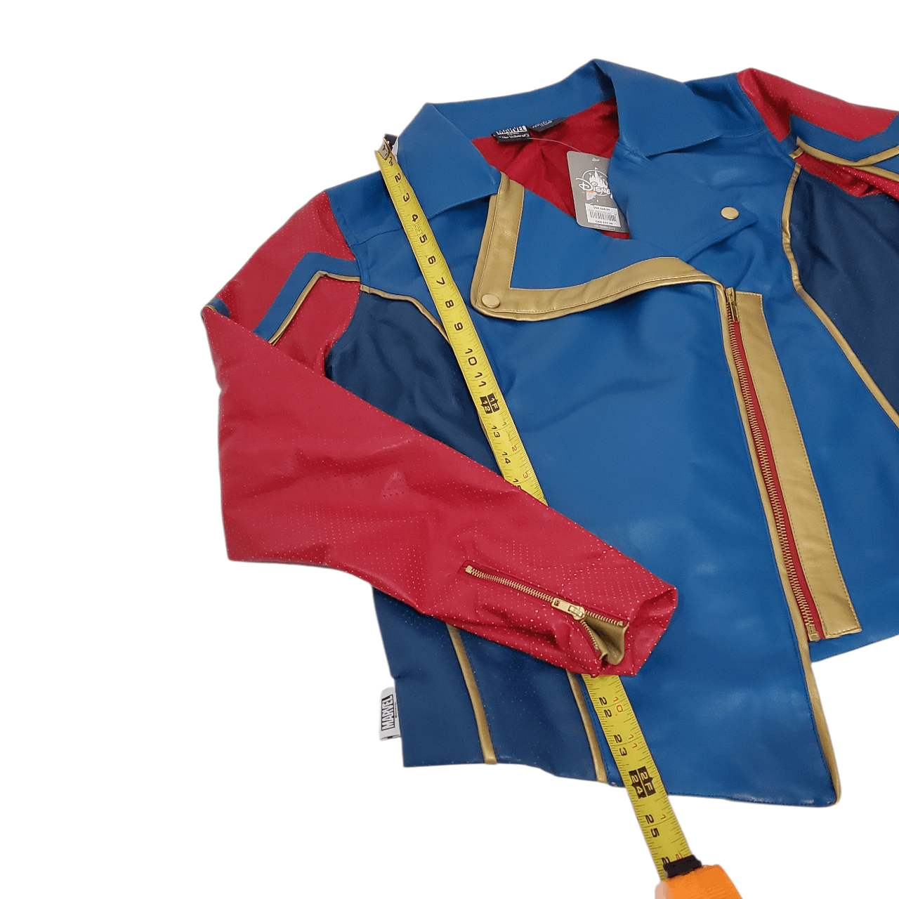 Marvel Comics Ms. Marvel Leather Jacket *NEW WITH TAGS* Size M / US 6-8 / IT 42-44 - 4 Thumbnail