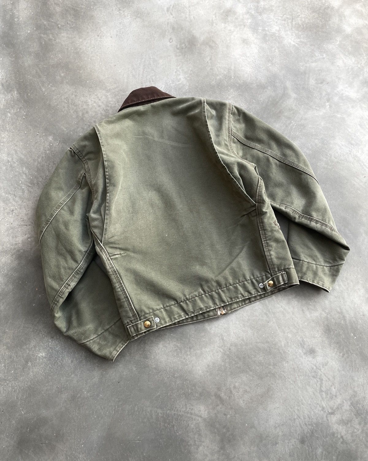 Carhartt FADED ARMY GREEN VINTAGE CARHARTT DETROIT JACKET J97 ARG 🥝 Size US S / EU 44-46 / 1 - 4 Thumbnail