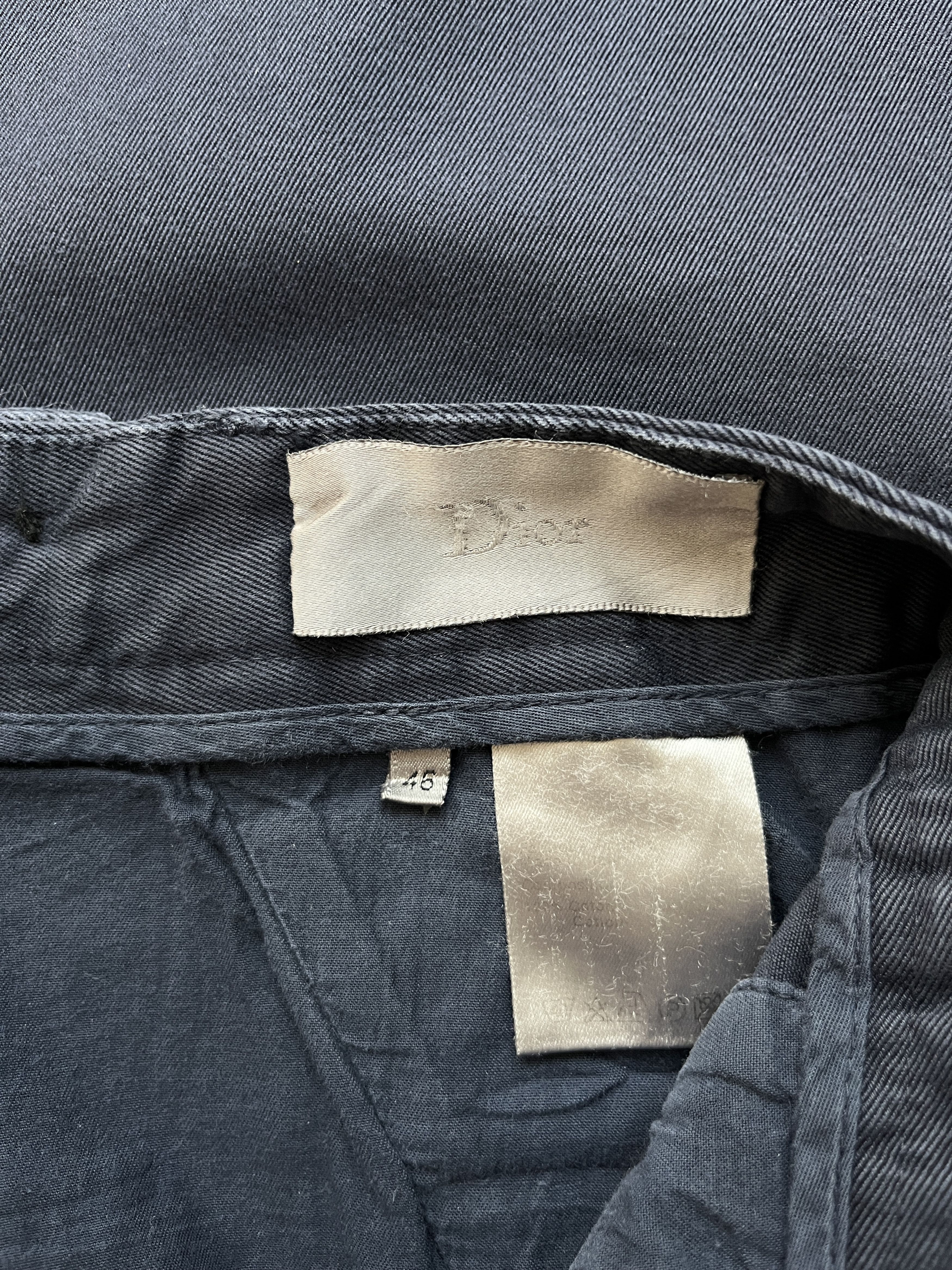 Dior × Hedi Slimane ⚡️QUICK SALE⚡️2006 Dior Hedi Slimane Navy Pants Trousers Size US 30 / EU 46 - 3 Thumbnail