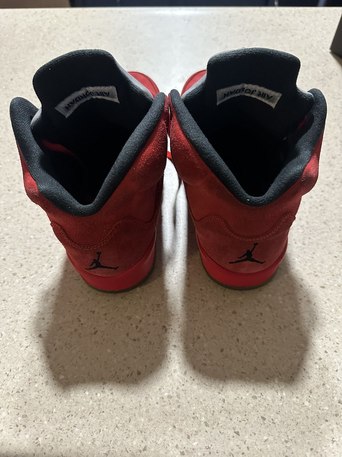 Jordan Brand Jordan 5 Red Suede Size US 7 / EU 40 - 4 Thumbnail