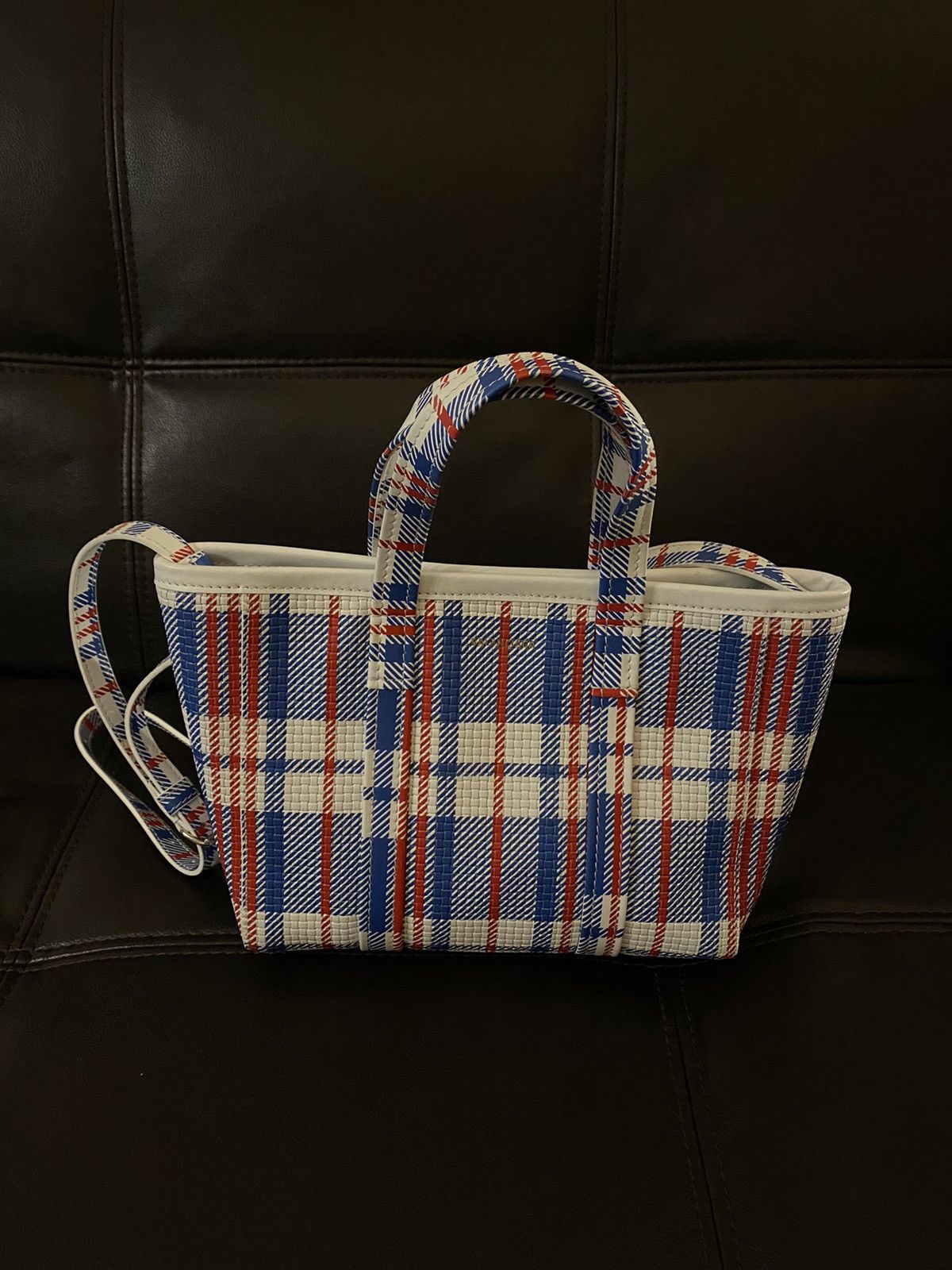 balenciaga woven bag