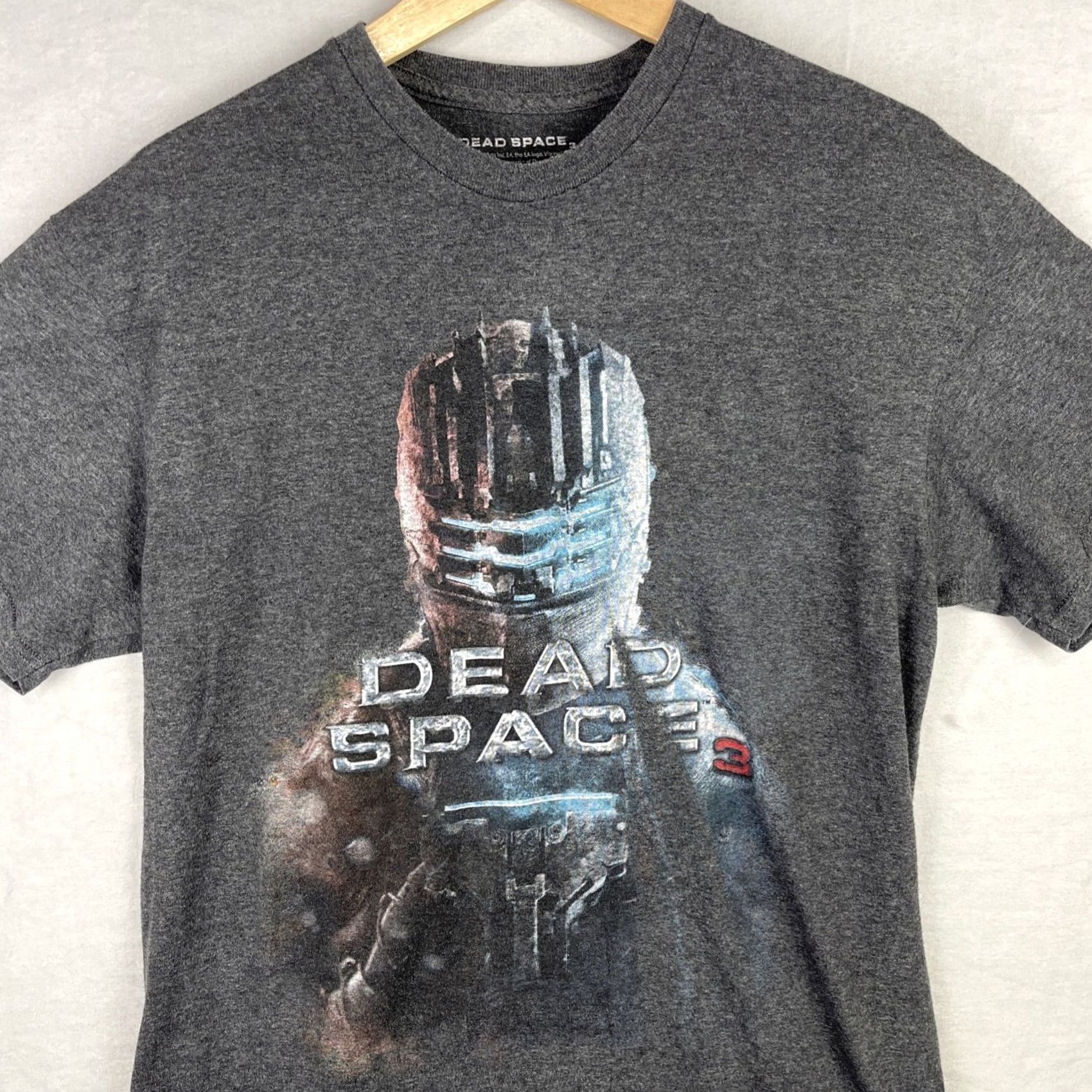 Vintage Dead Space 3 Shirt Mens Large Gray Video Game Promo Gaming Short Sleeve Shirt Size US L / EU 52-54 / 3 - 4 Thumbnail