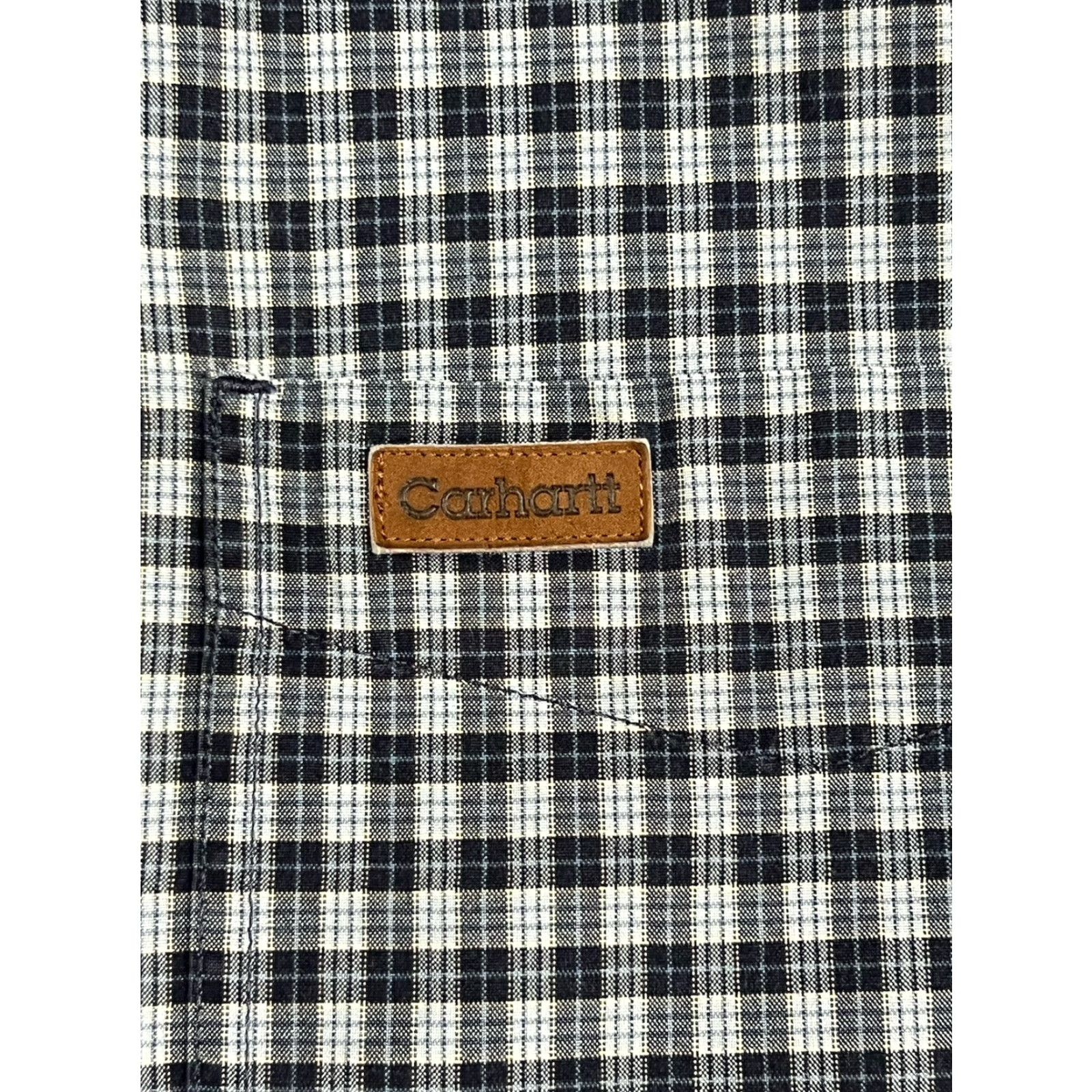 Carhartt Carhartt Shirt Men’s L Check Plaid Long Sleeve Button Down Navy Work Casual Size US L / EU 52-54 / 3 - 5 Thumbnail