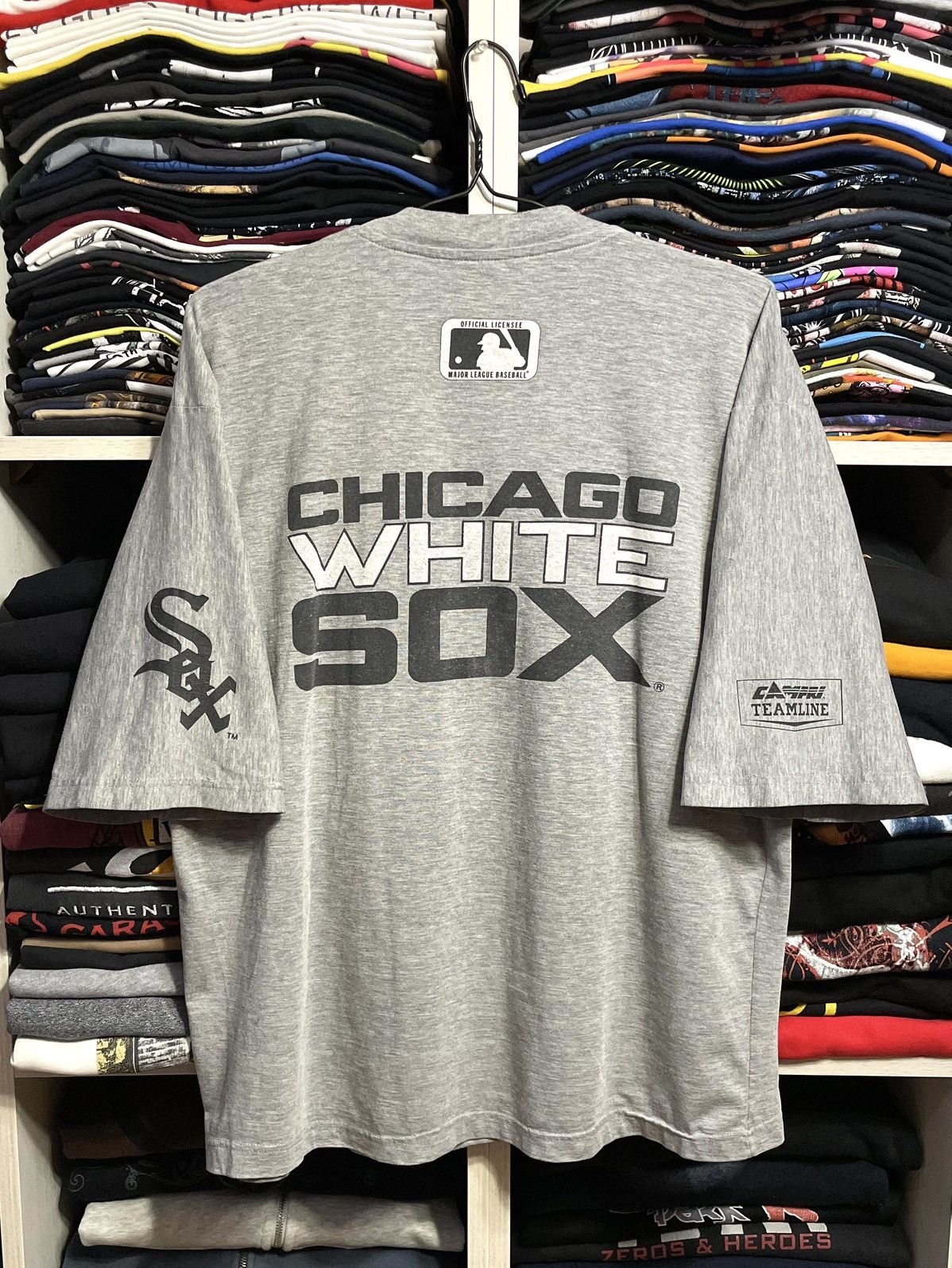 MLB Vintage 90s Chicago White Sox Frank Thomas MLB T-Shirt Size US L / EU 52-54 / 3 - 12 Thumbnail