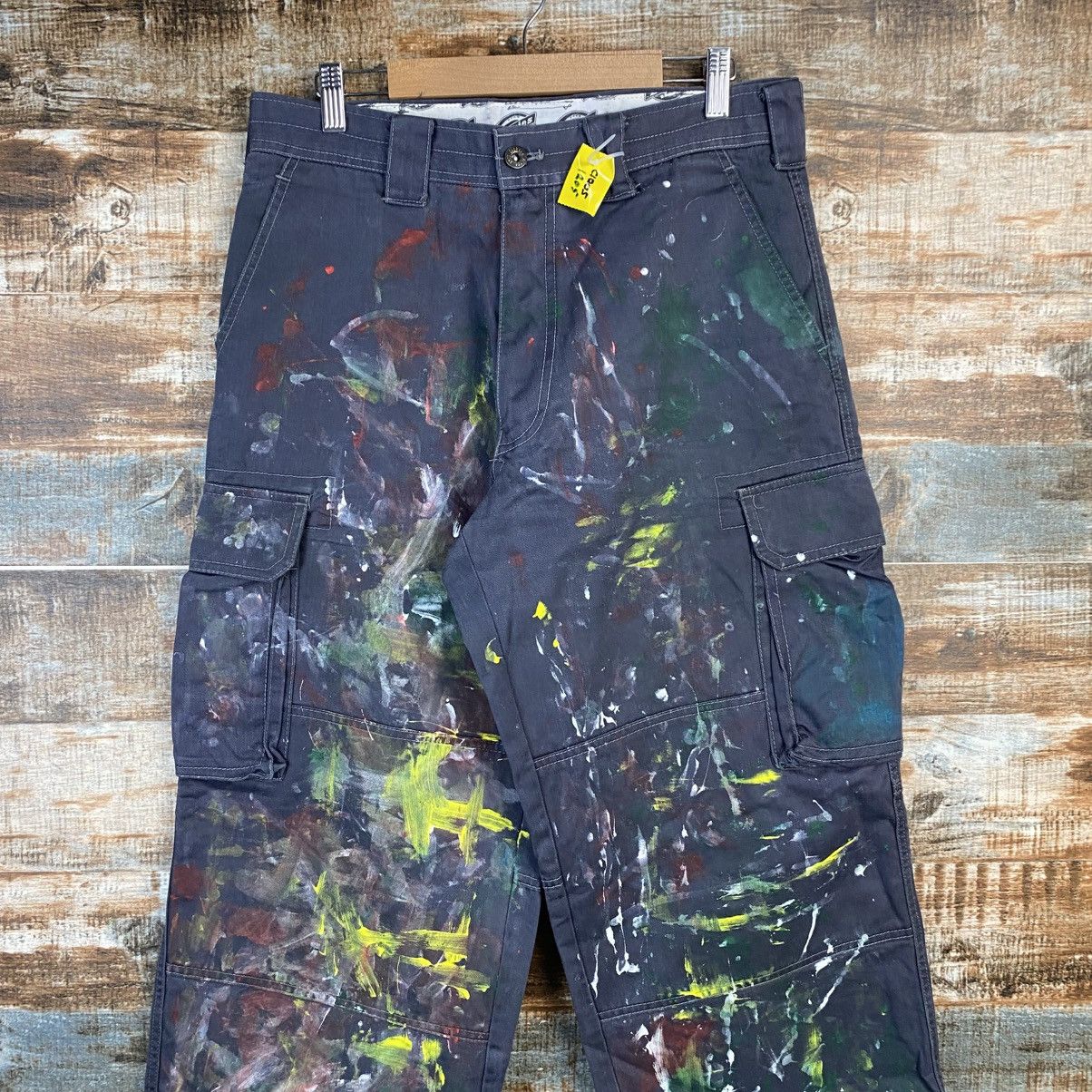 Dickies DL Dickies Gray Custom Cargo Multipocket Pants #C1205 Size US 31 - 2 Thumbnail