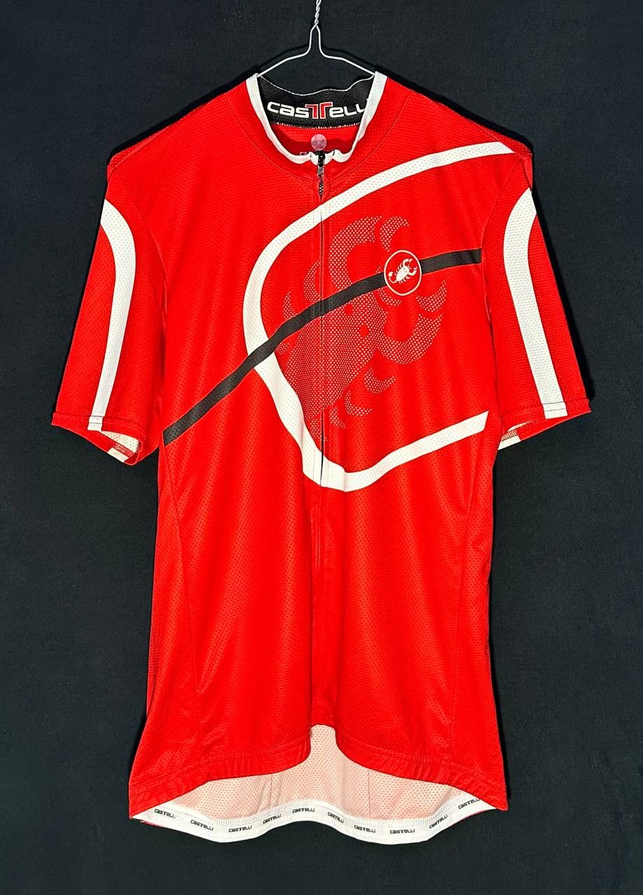 Other Castelli Cycling Jersey shirt Short Sleeve Full Zip big Logo Size US M / EU 48-50 / 2 - 1 Thumbnail