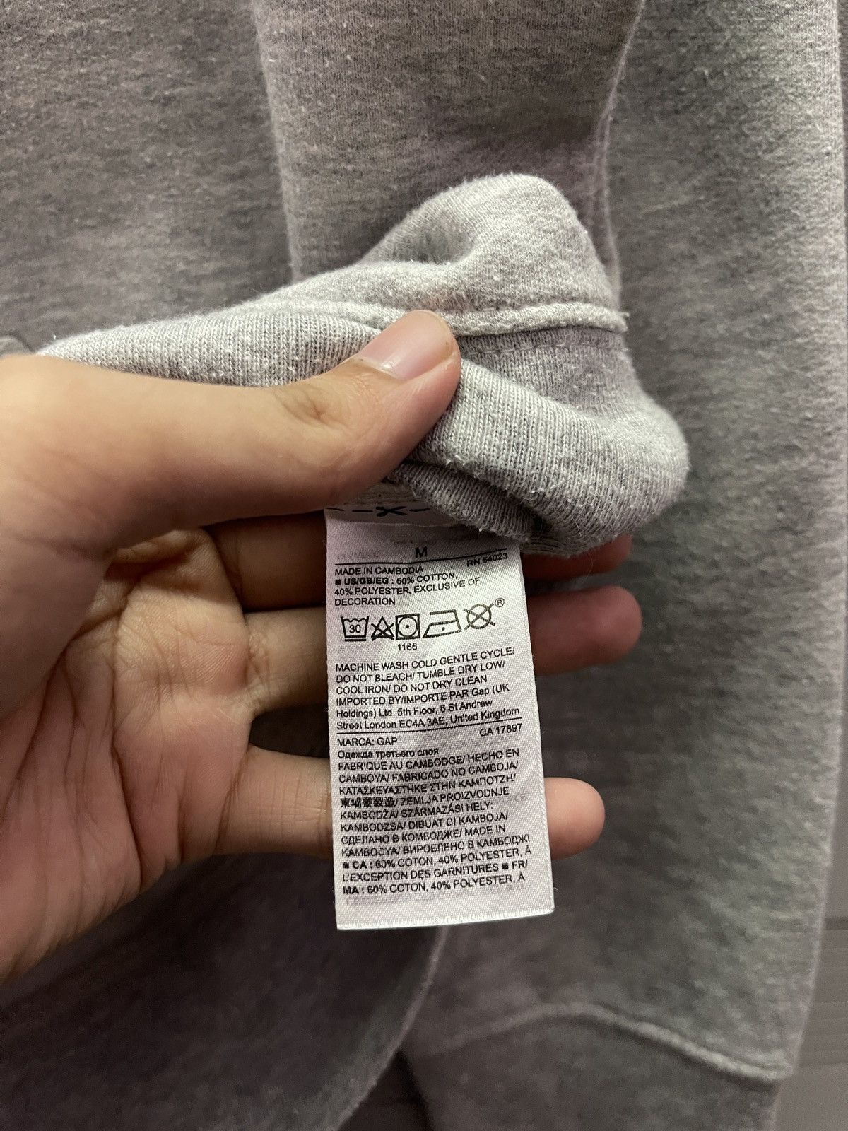 Gap × Vintage Vintage Y2K Gap Spellout Hoodie Size US M / EU 48-50 / 2 - 6 Thumbnail