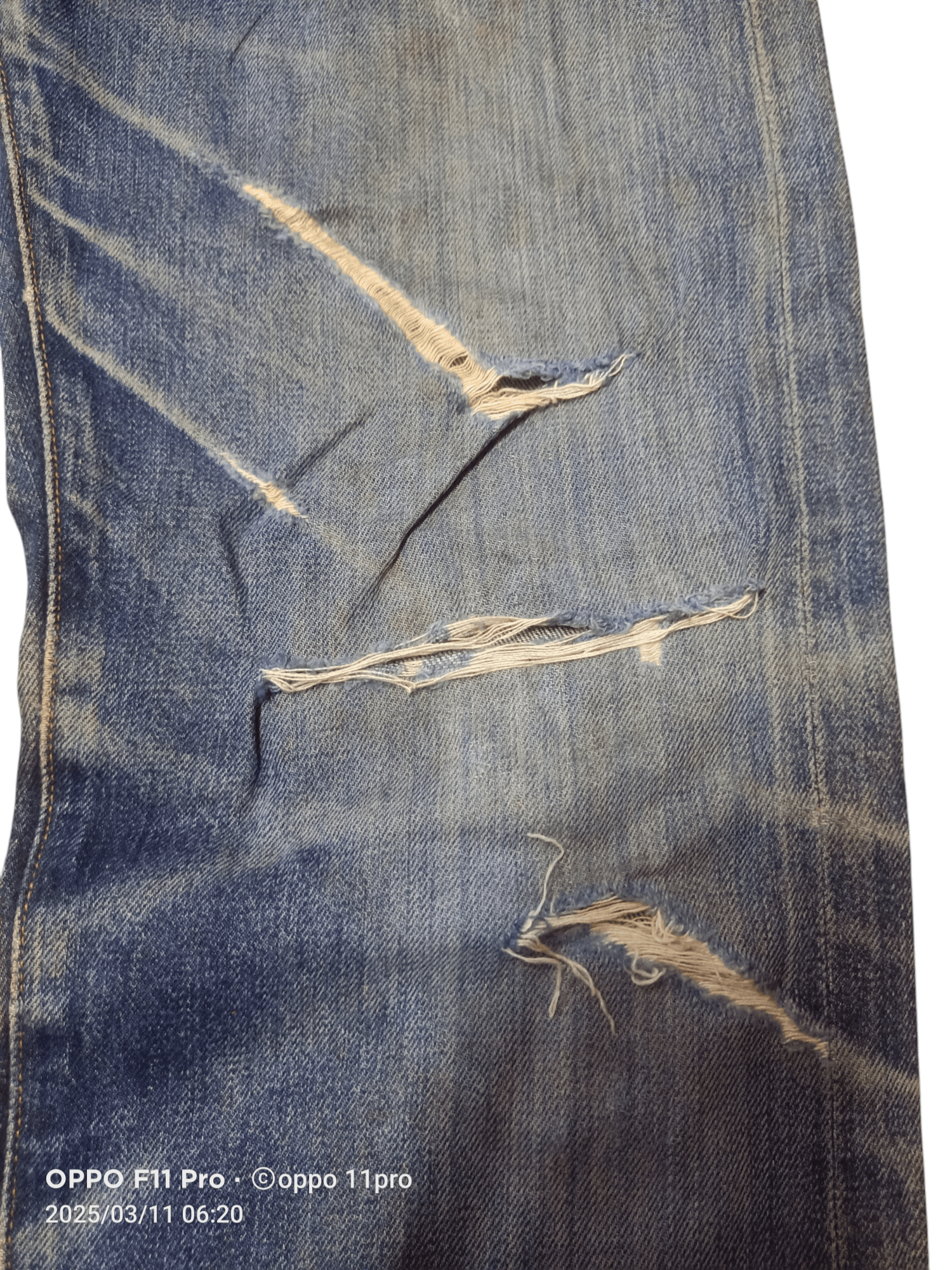 4GSELLER × Levi's Vintage Clothing Levis Vintage Clothing 551Z XX Trashed Red Selvedge Size US 30 / EU 46 - 3 Thumbnail