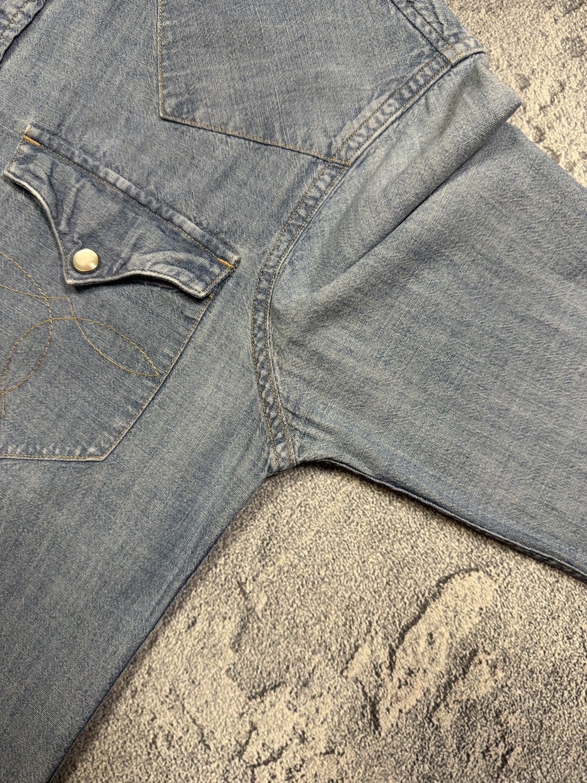 RRL Ralph Lauren Vintage 90s RRL Double RL Ralph Lauren Denim Jacket USA Size US S / EU 44-46 / 1 - 14 Thumbnail