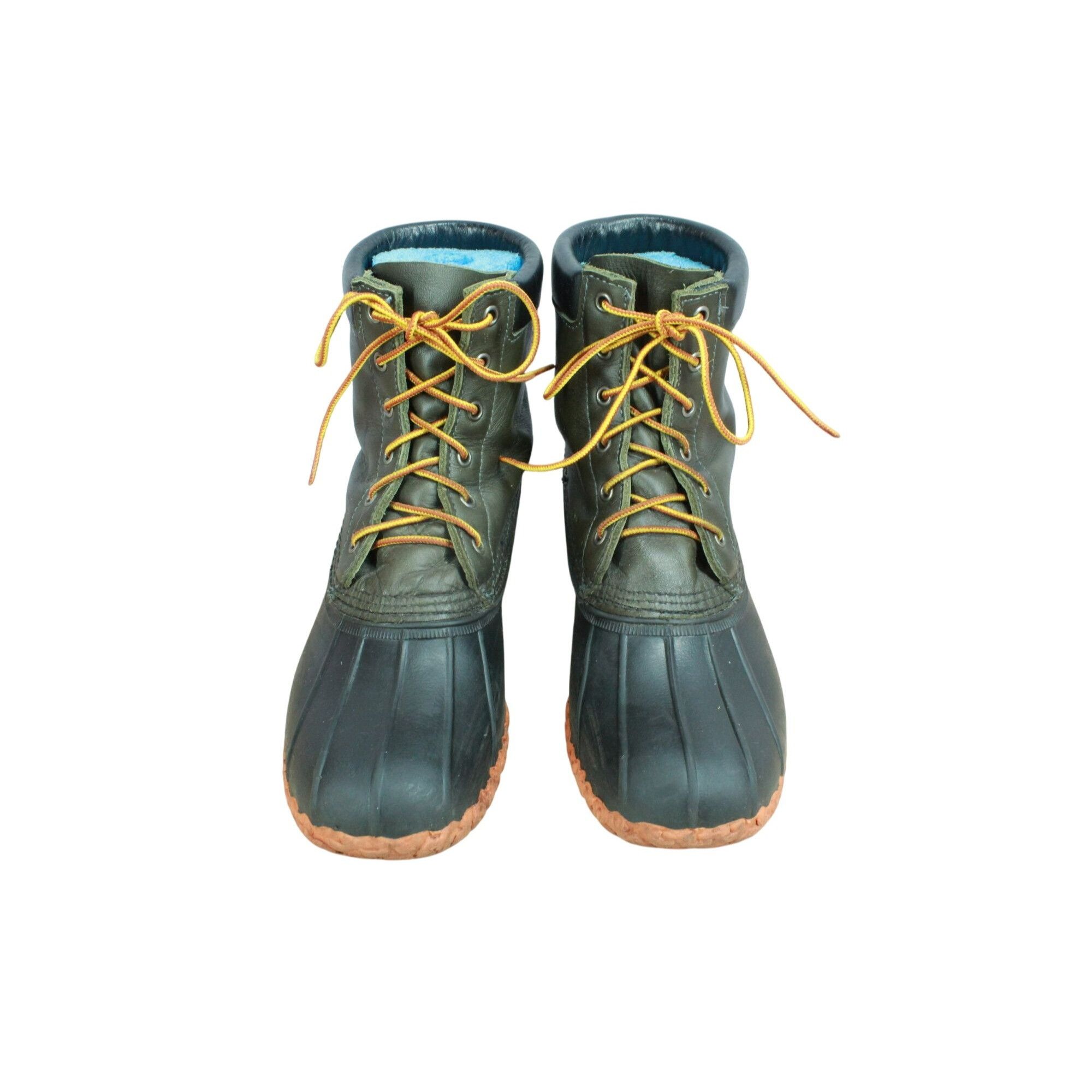 LL Bean Waterproof Tumbled Leather Duck Boots Women’s