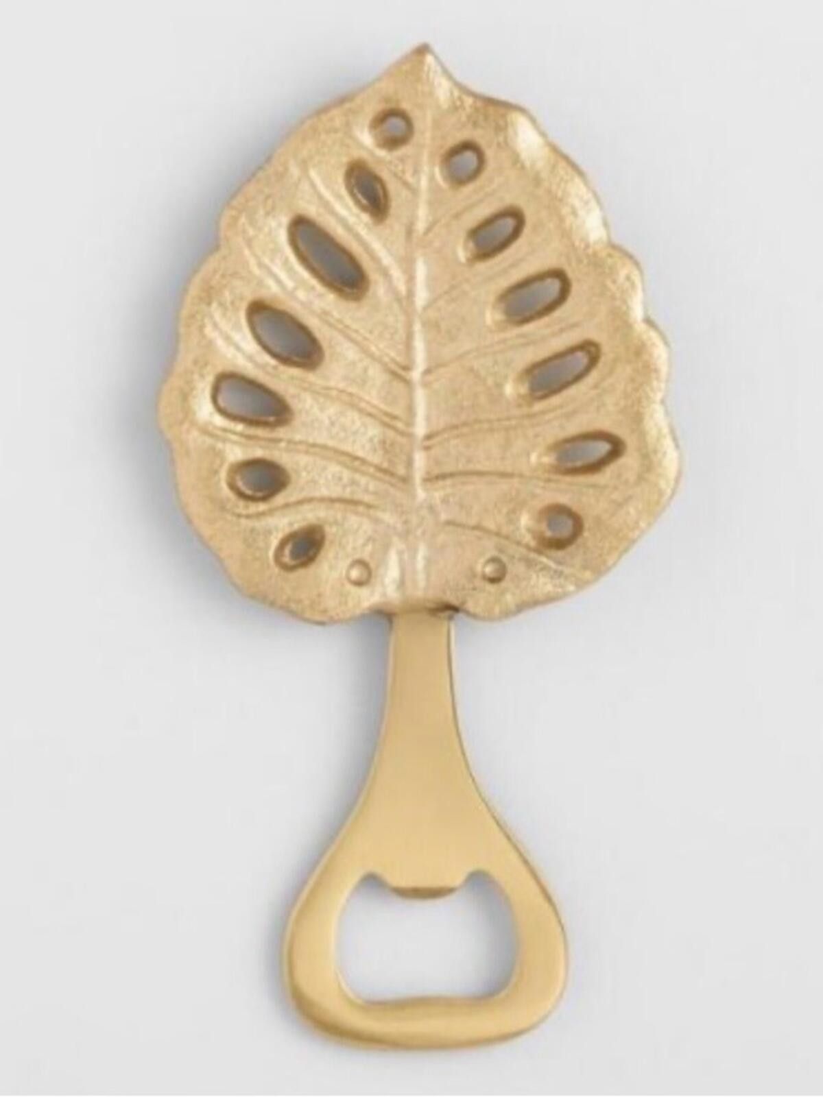 Other Anthropologie / Monstera Bottle Opener / Gold Decor Size ONE SIZE - 2 Thumbnail