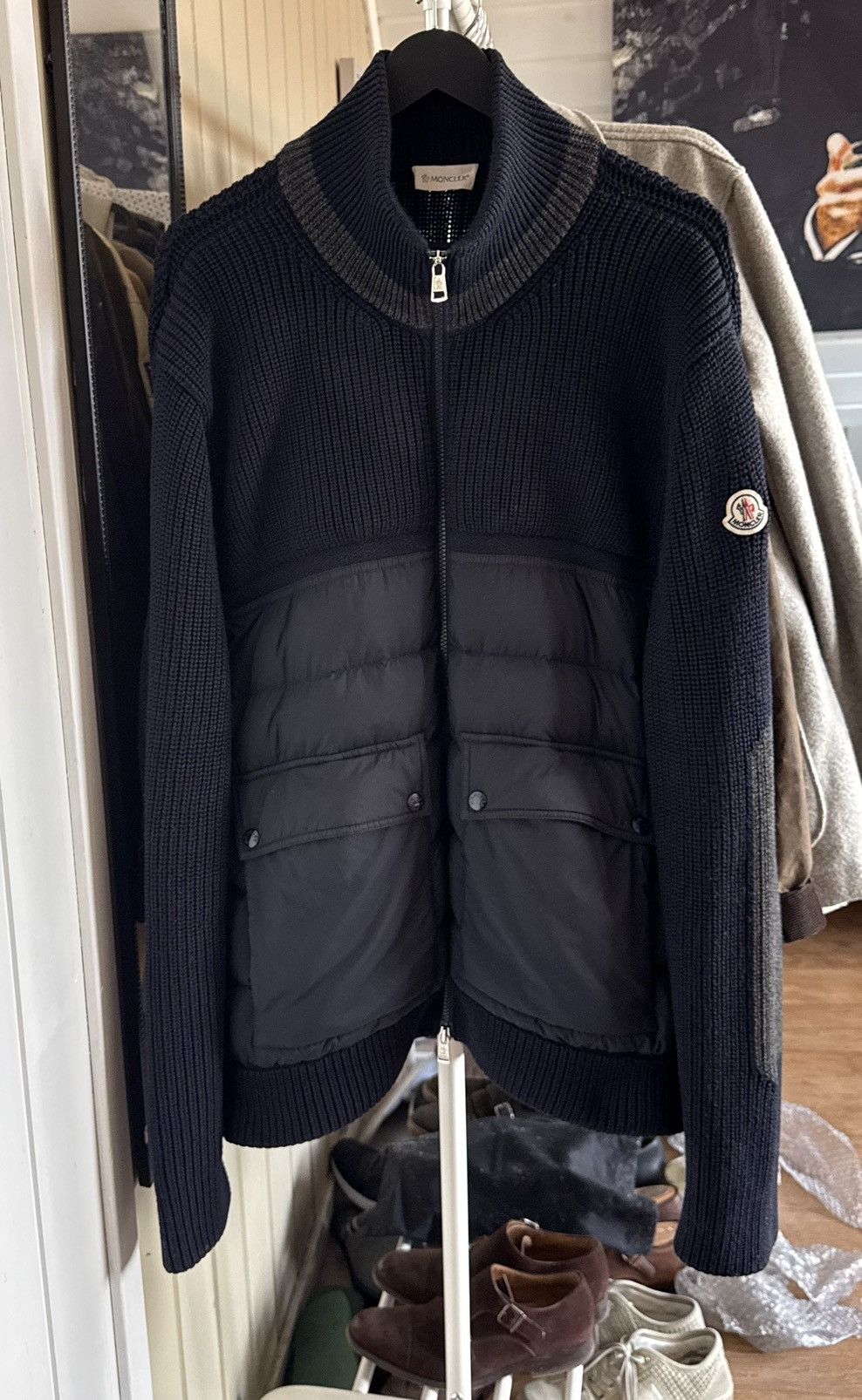 Moncler Moncler Cardigan Size US XL / EU 56 / 4 - 4 Thumbnail