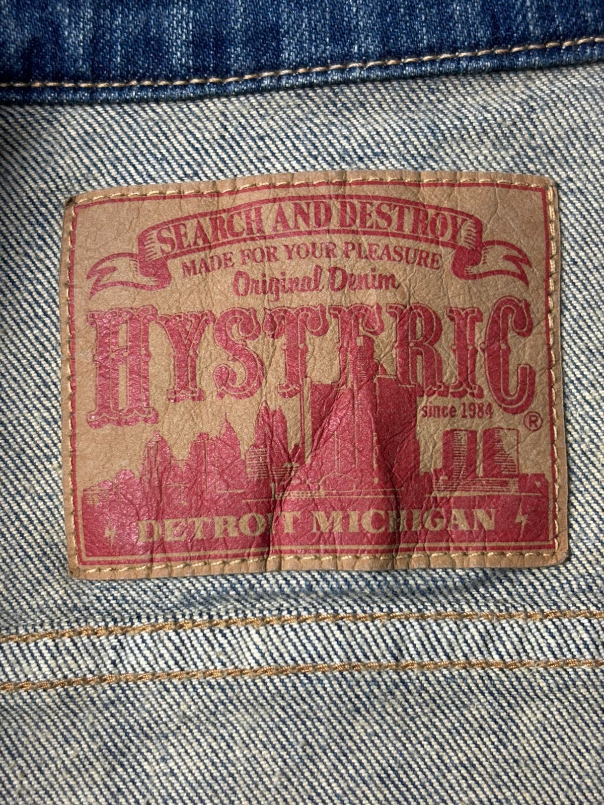 Hysteric Glamour 2000s Hysteric Glamour Bear Denim Jacket Size S / US 4 / IT 40 - 7 Thumbnail