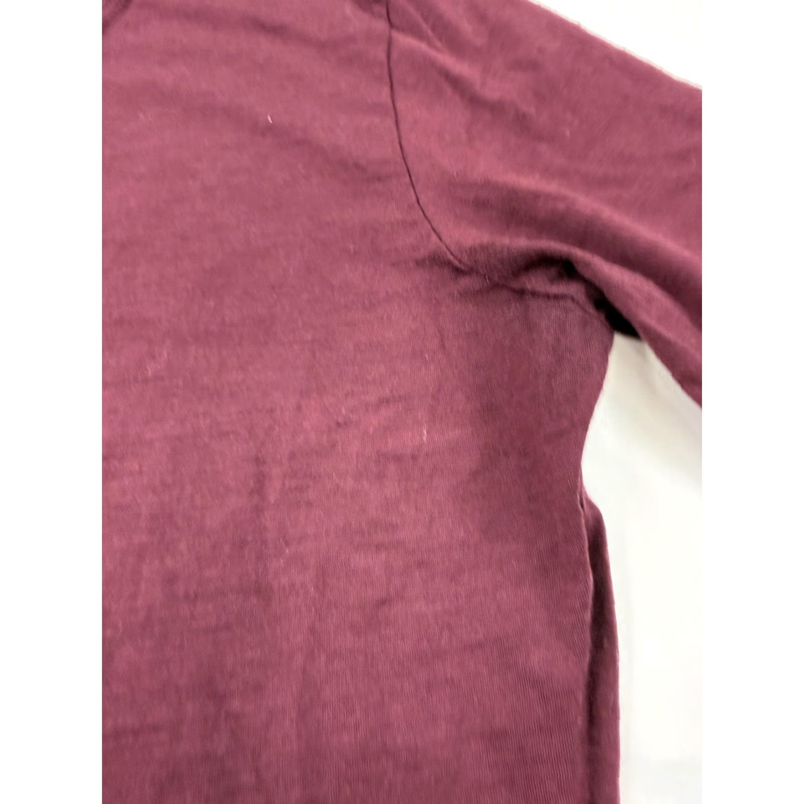 Vintage SEG'MENTS Shirt Womens Small Purple Merino Wool Crew Neck Long Sleeve Top Basic Size S / US 4 / IT 40 - 3 Thumbnail