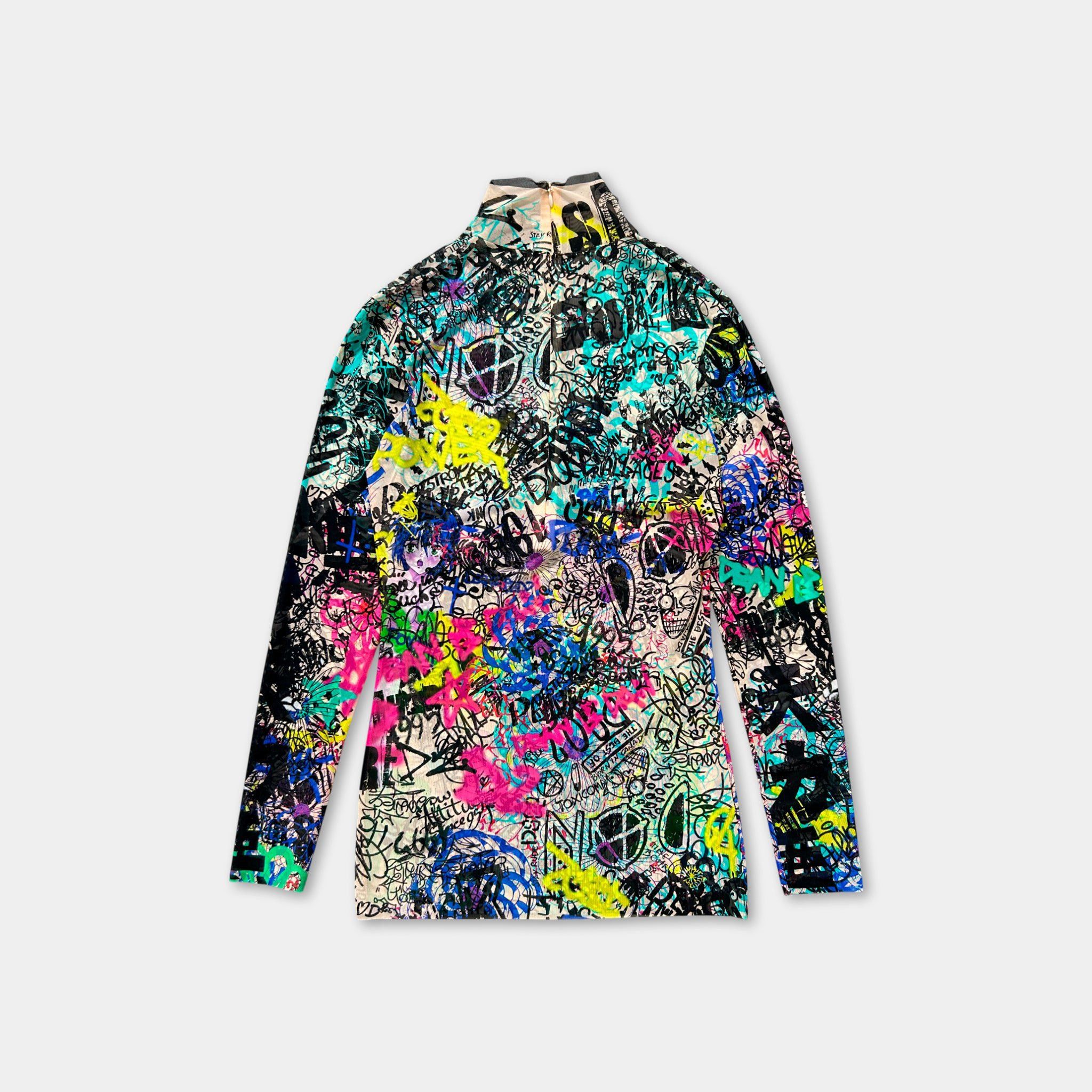 Dsquared2 Dsquared2 2000's Hentai Secondskin Graphic Longsleeve Multic Size US S / EU 44-46 / 1 - 5 Thumbnail