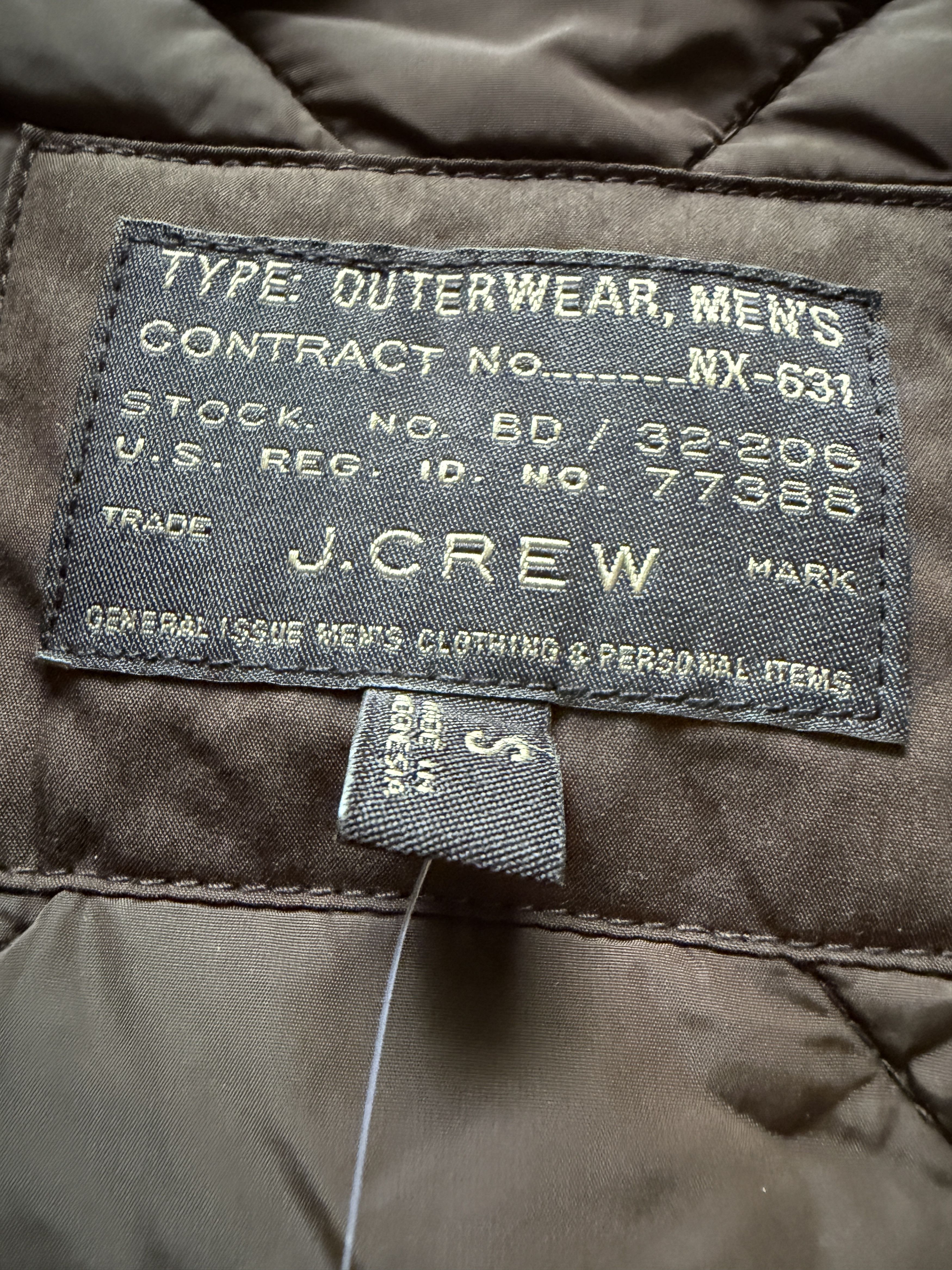 J.Crew J.Crew PrimaLoft Quilted Jacket Brown Small NWT Bomber Size US S / EU 44-46 / 1 - 3 Thumbnail