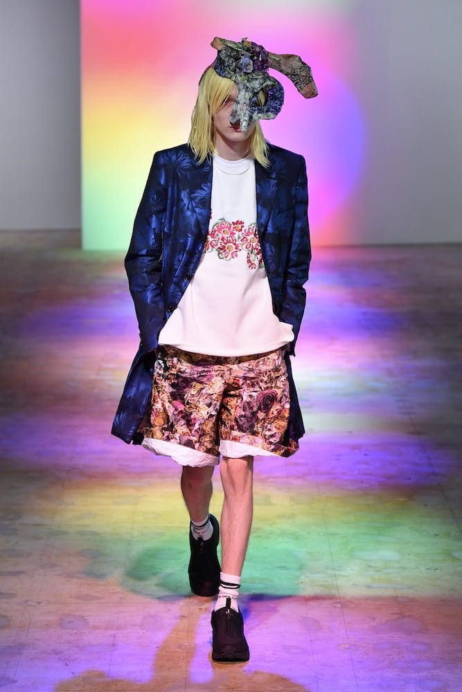 Comme des Garcons Homme Plus Rose-embroidered T-Shirt SS22 Size US L / EU 52-54 / 3 - 8 Thumbnail