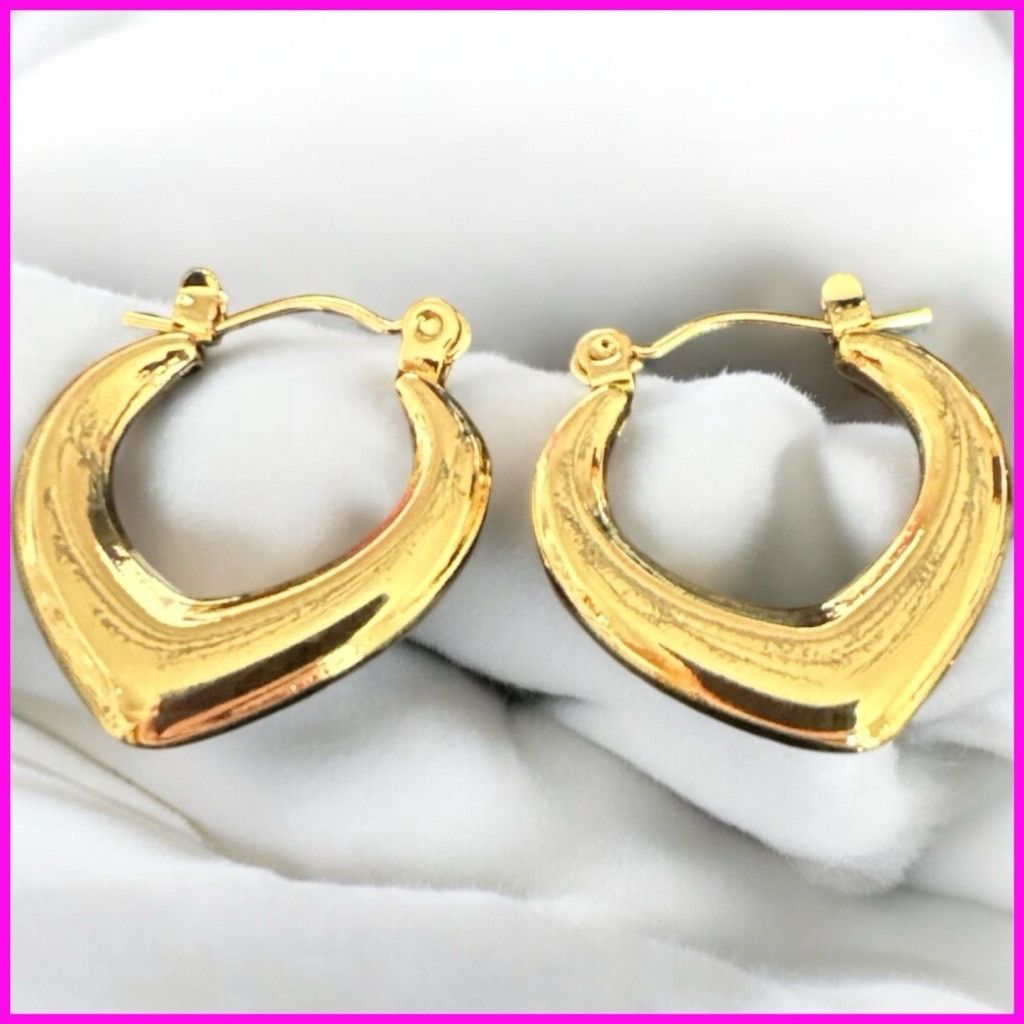 Disney × Jewelry Women's Stylish 18k Gold plated Hoop Earrings Size ONE SIZE - 1 Thumbnail
