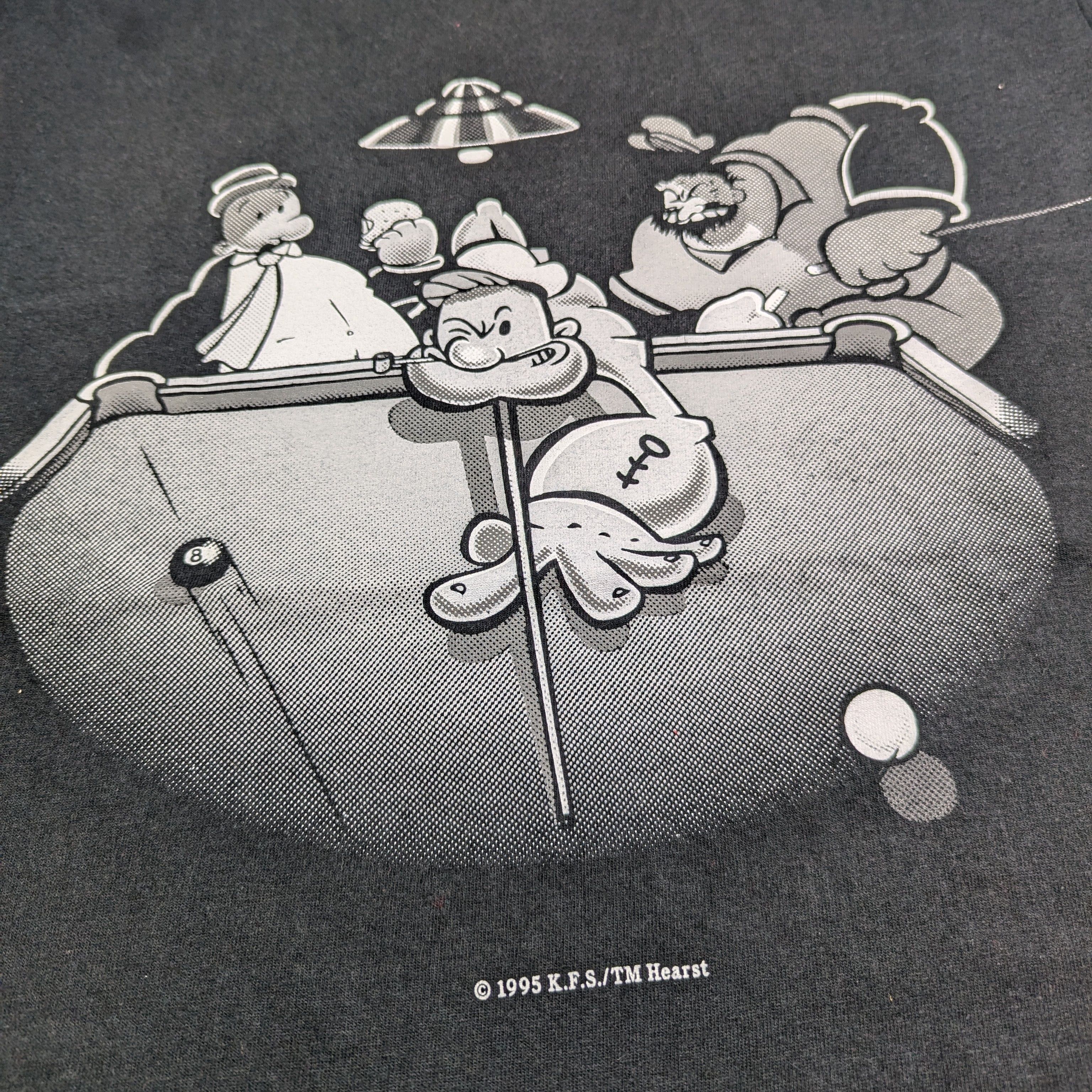 Cartoon Network × Vintage Vintage 1995 Popeye Cartoon Network Movie Tee Size US M / EU 48-50 / 2 - 2 Thumbnail