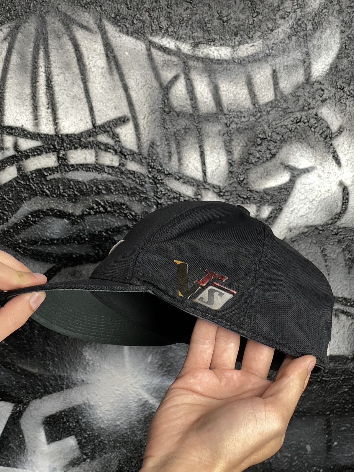 Japanese Brand Nike Golf Y2K Sportswear FlexFit Black Hat Cap Size ONE SIZE - 4 Thumbnail