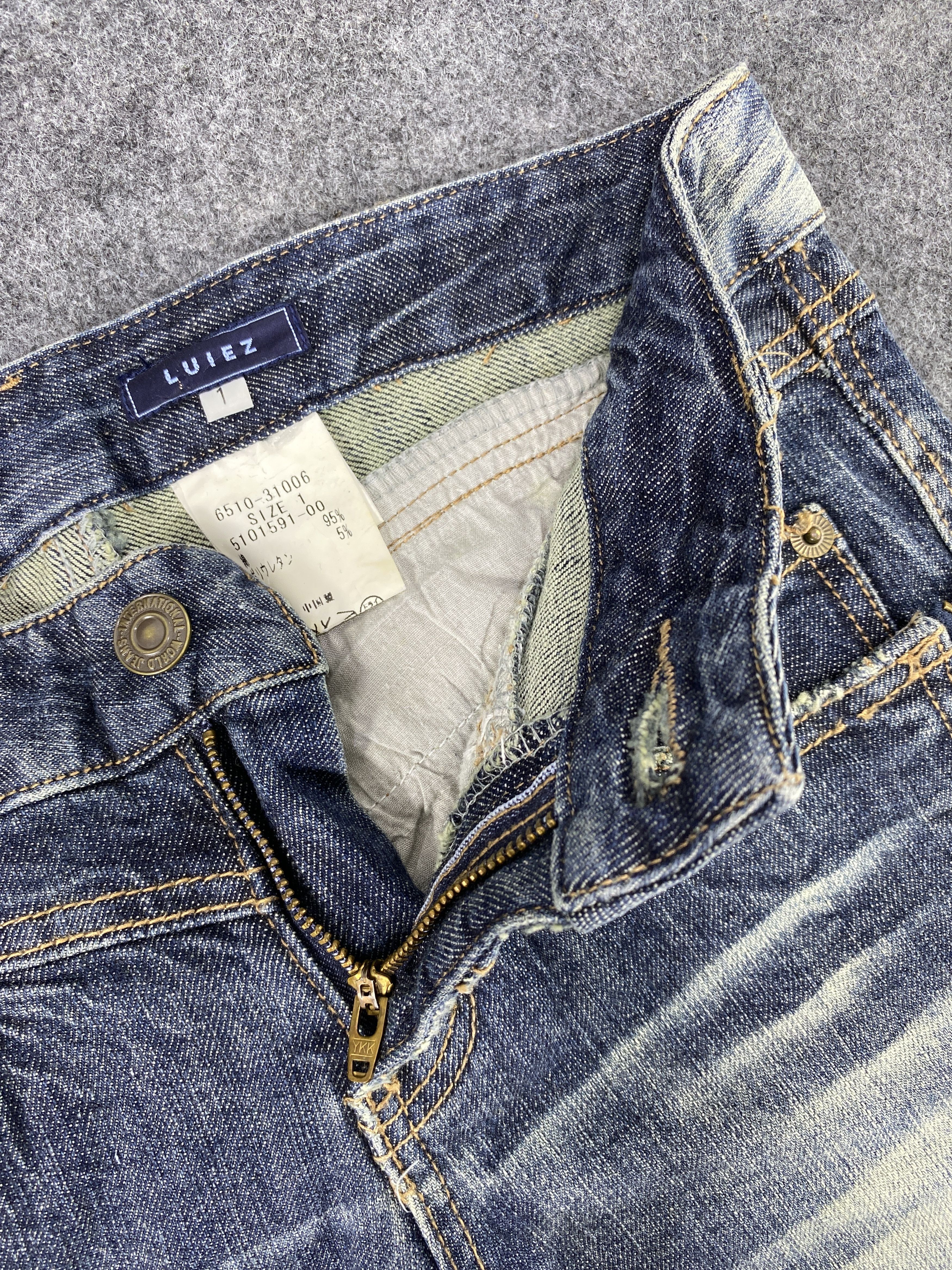 Japanese Brand Japanese Brand Luiez Wash Jeans - J1062 Size 28" / US 6 / IT 42 - 8 Thumbnail