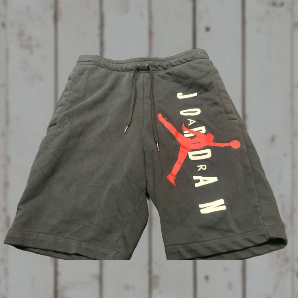 Jordan Brand Mens Air Jordan Jumpman Athletic Shorts Black Small Cotton Blend Size US 29 - 1 Thumbnail