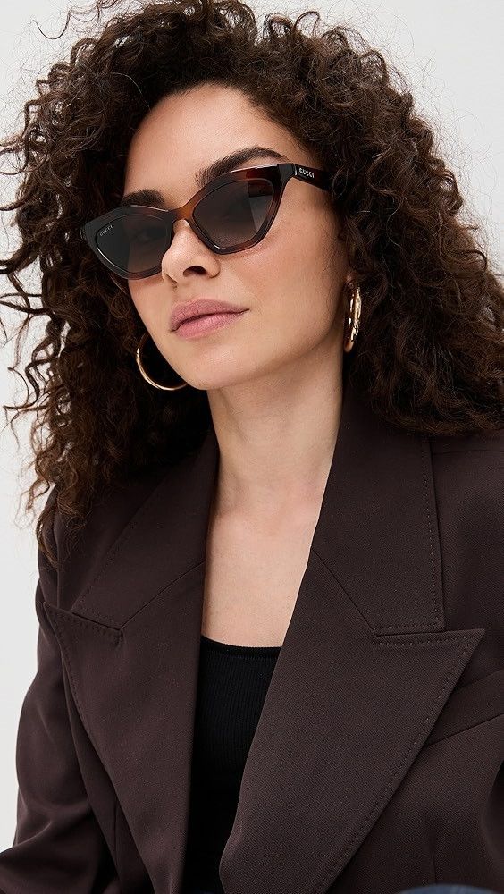 Gucci Gucci Women Sunglasses Cat Eye GG1931S 001 NEW AUTHENTIC Size ONE SIZE - 9 Thumbnail