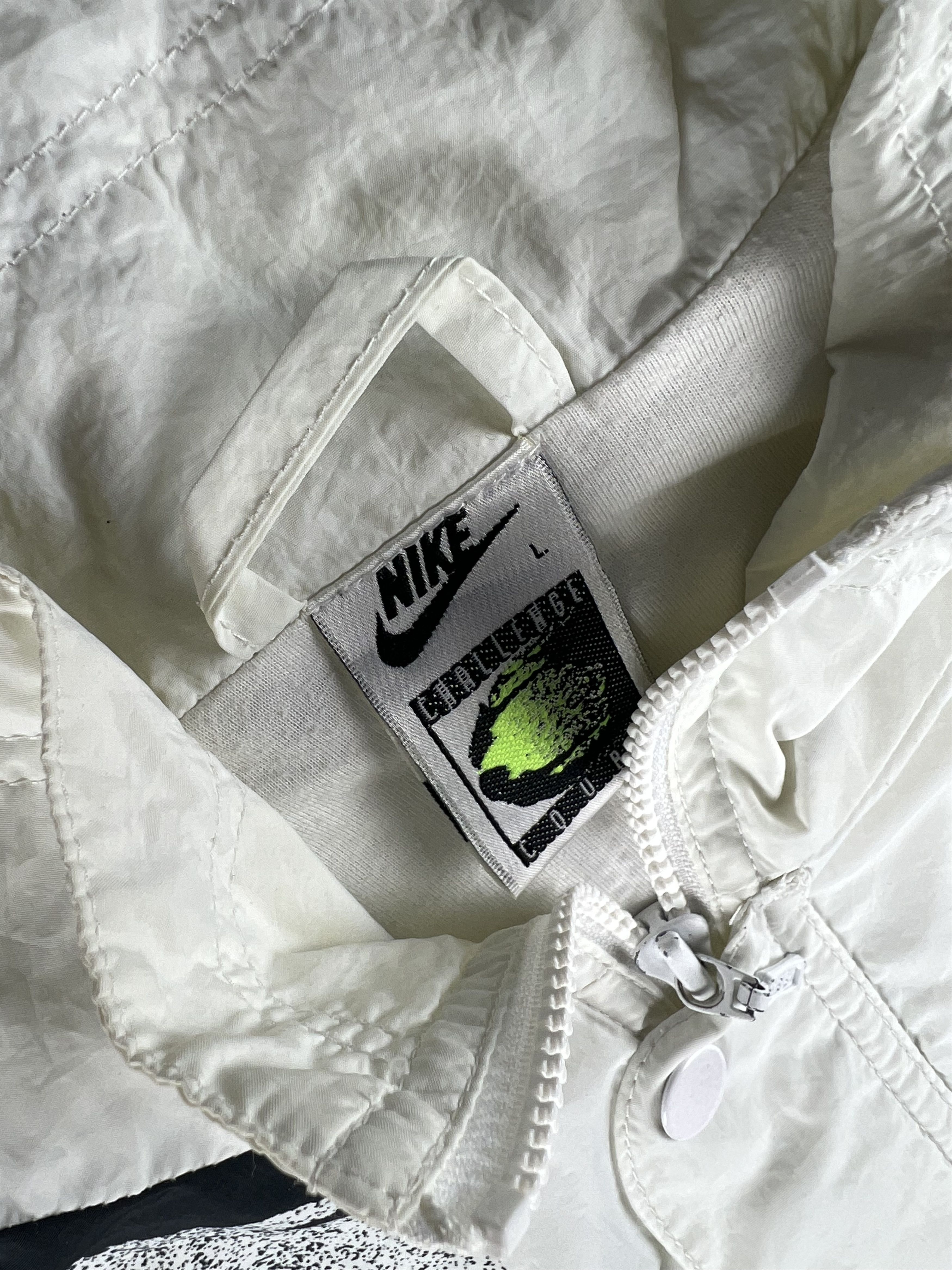 Nike × Vintage Vintage Nike Court Challenge nylon Track Top Jacket Size US L / EU 52-54 / 3 - 2 Thumbnail
